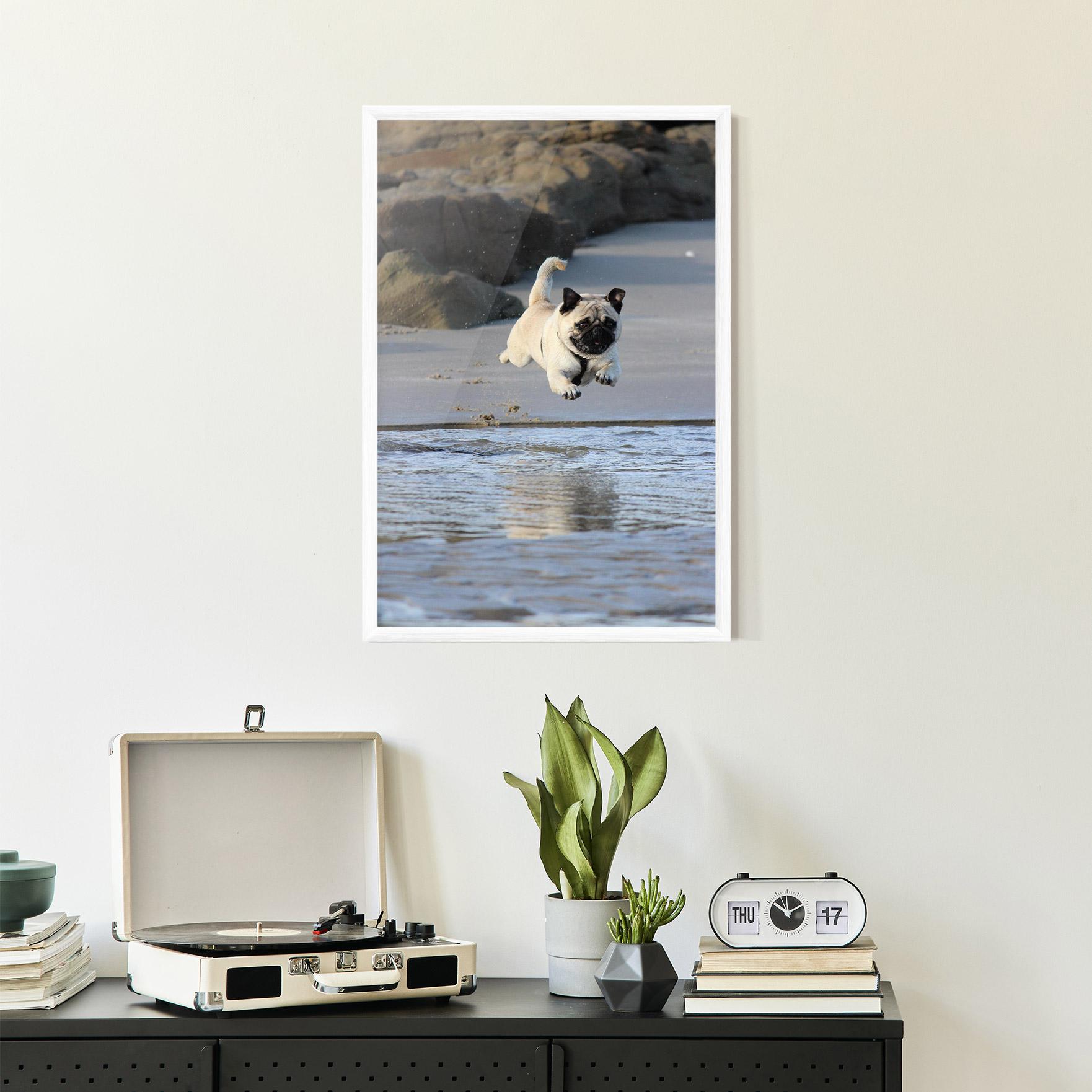 Poster Înrămat Water Pug mockup 2