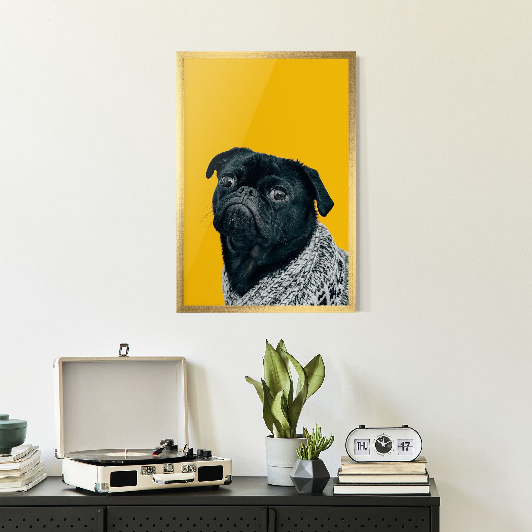 Black Pug mockup 2