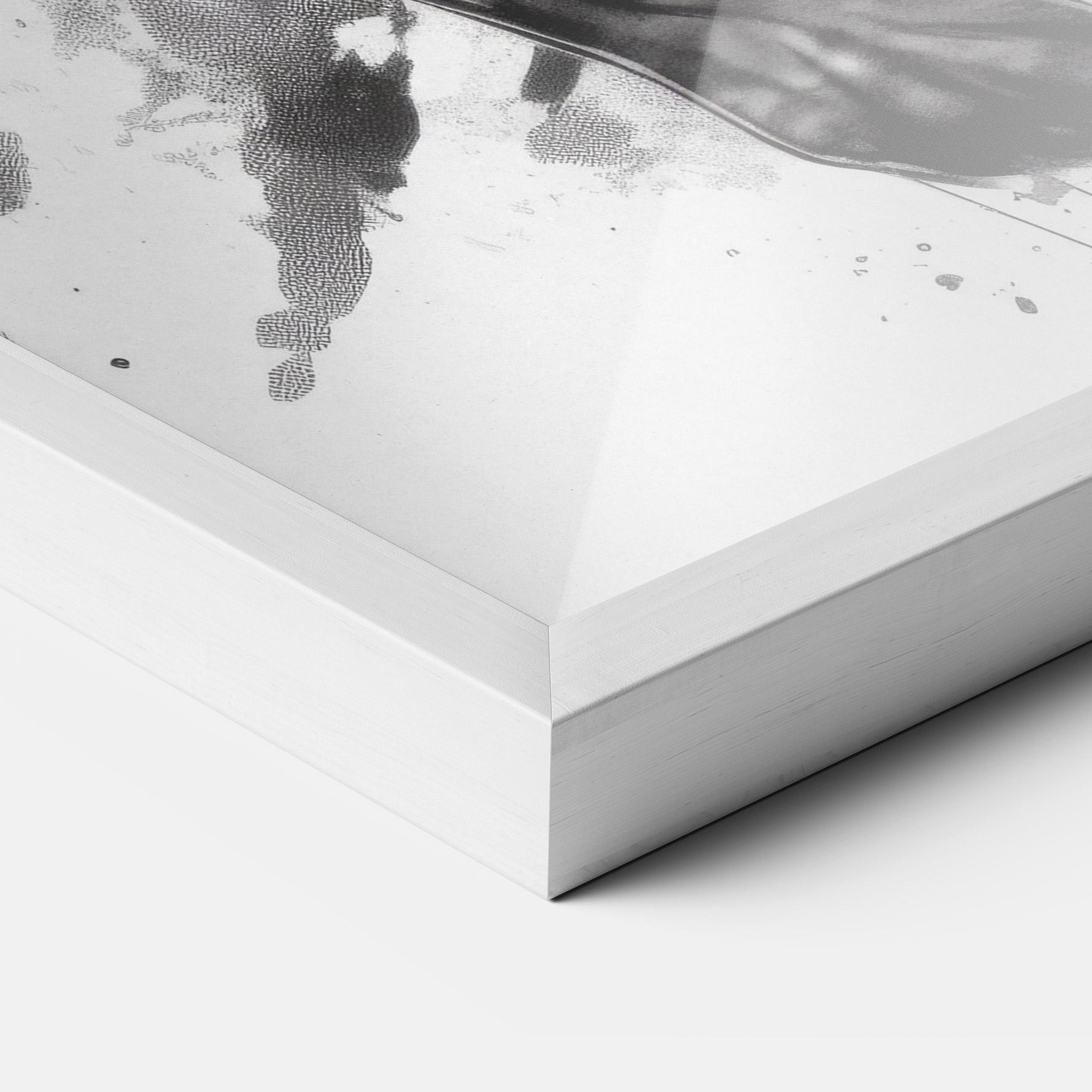 Poster Înrămat Angry Dog Jump mockup 3