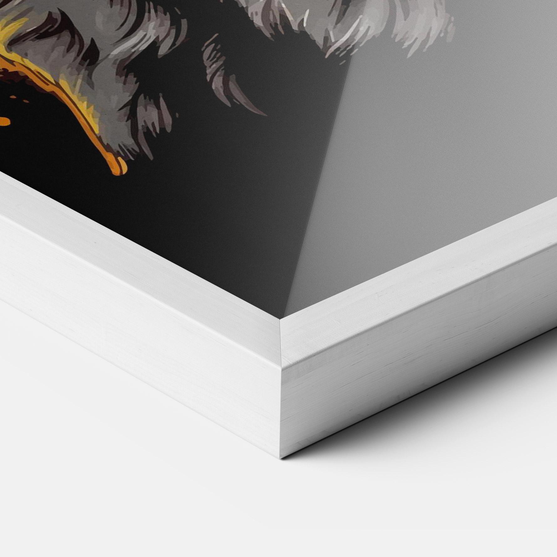 Poster Înrămat Coolest Dog mockup 3