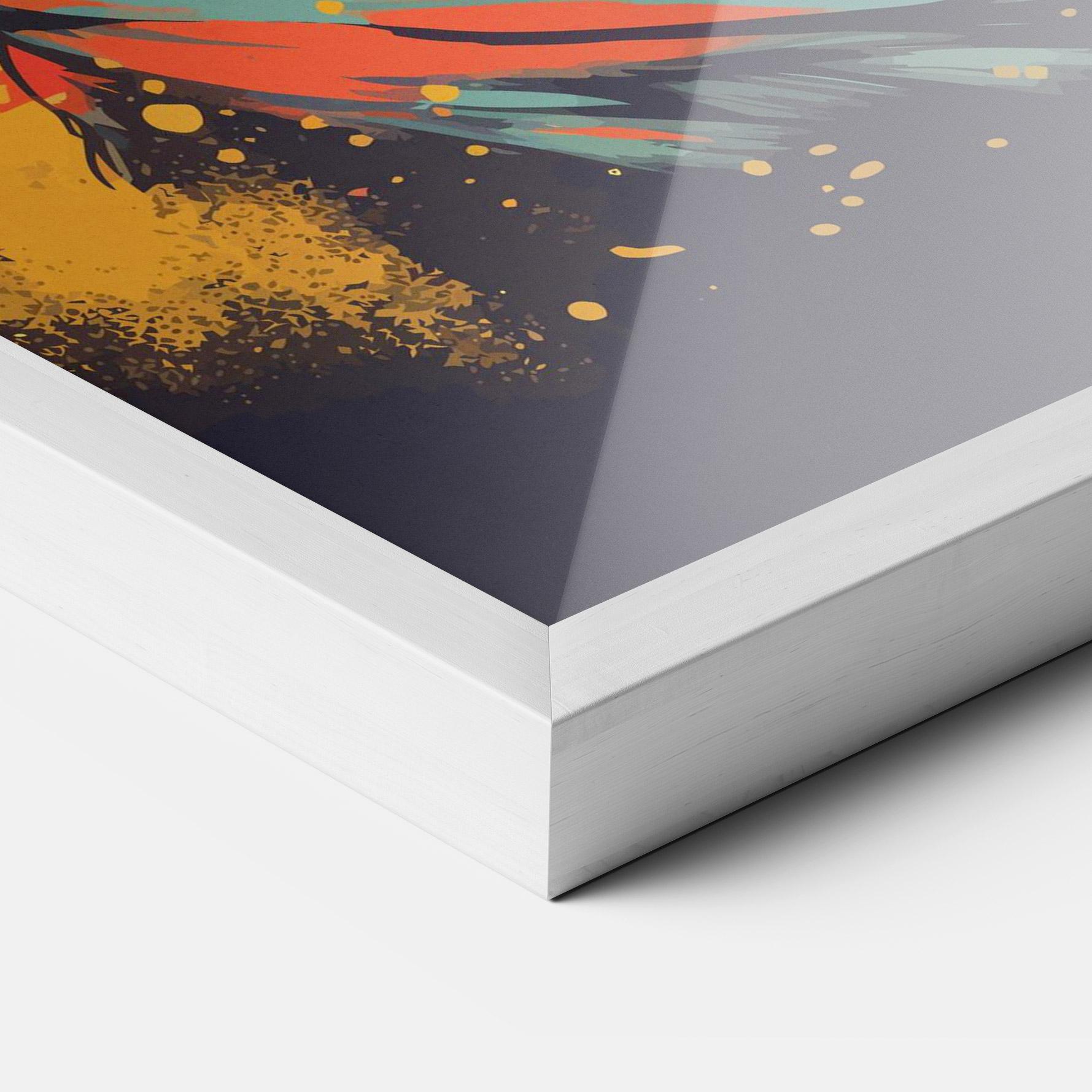 Poster Înrămat Sunglasses Dog mockup 3