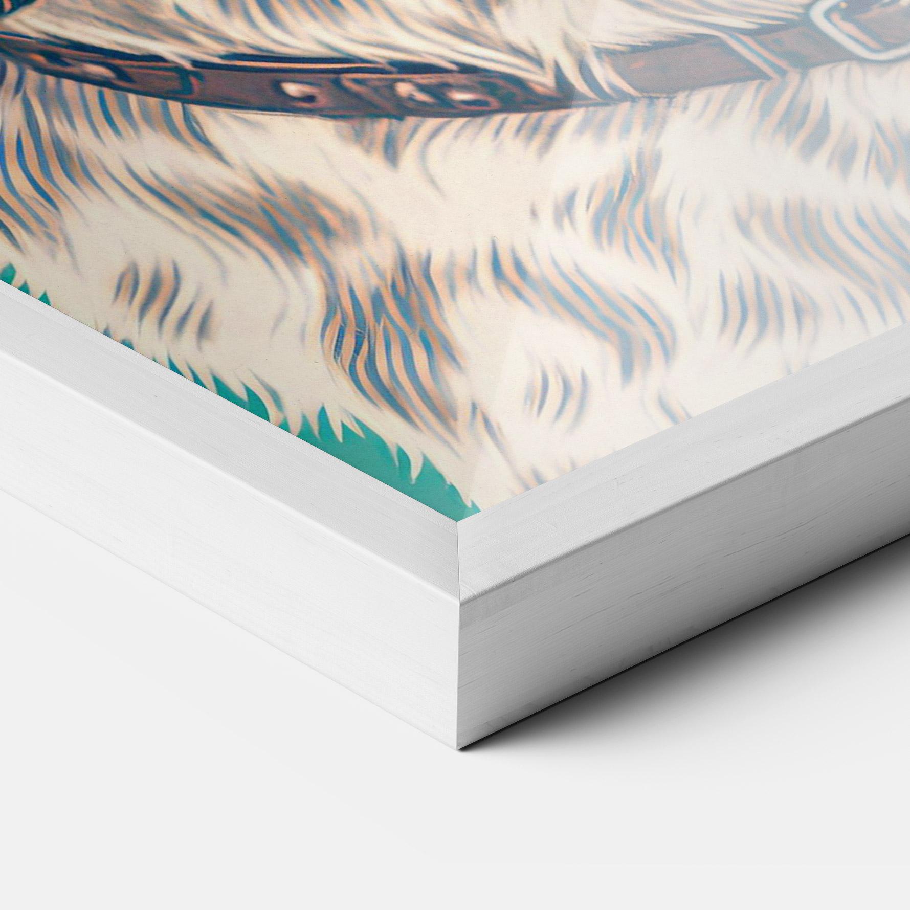 Poster Înrămat Vintage Dog mockup 3