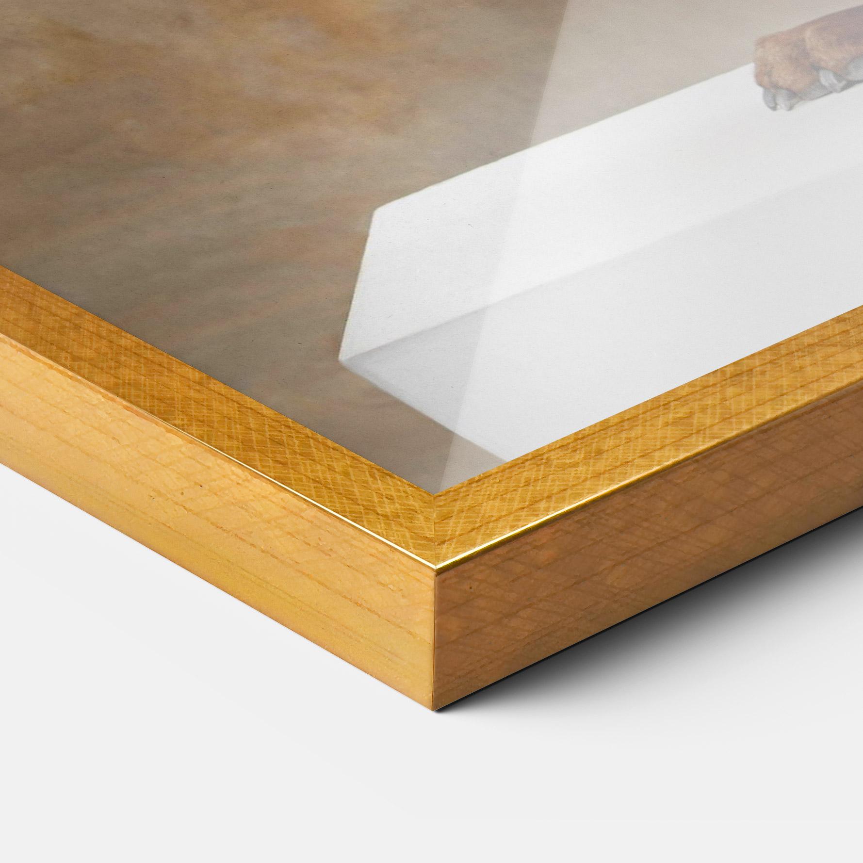 Poster Înrămat Doberman Standing mockup 3