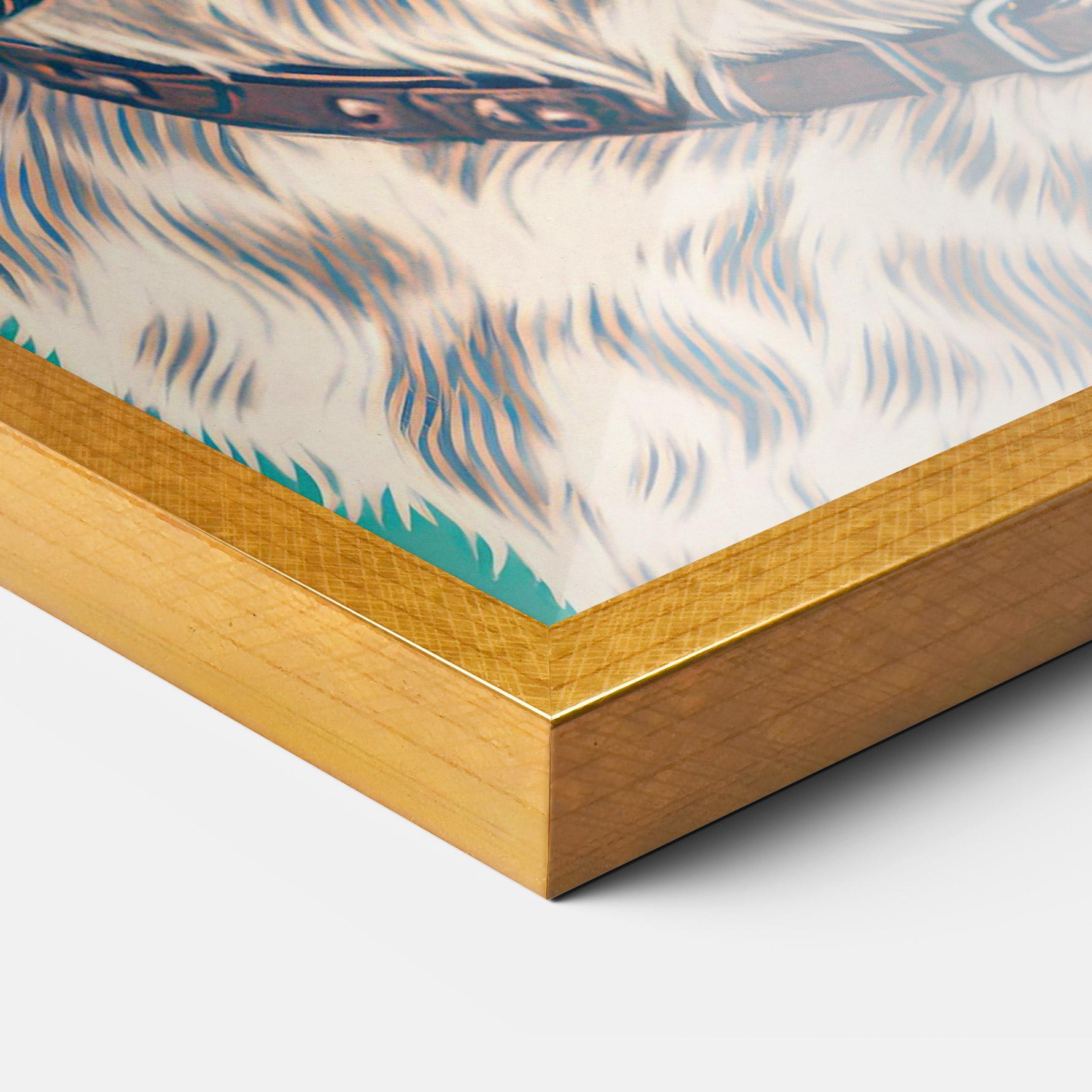 Poster Înrămat Vintage Dog mockup 3