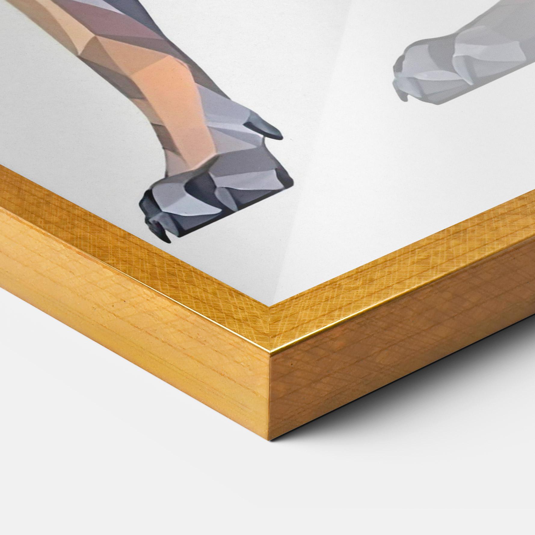 Poster Înrămat Watercolor Cane Corso mockup 3