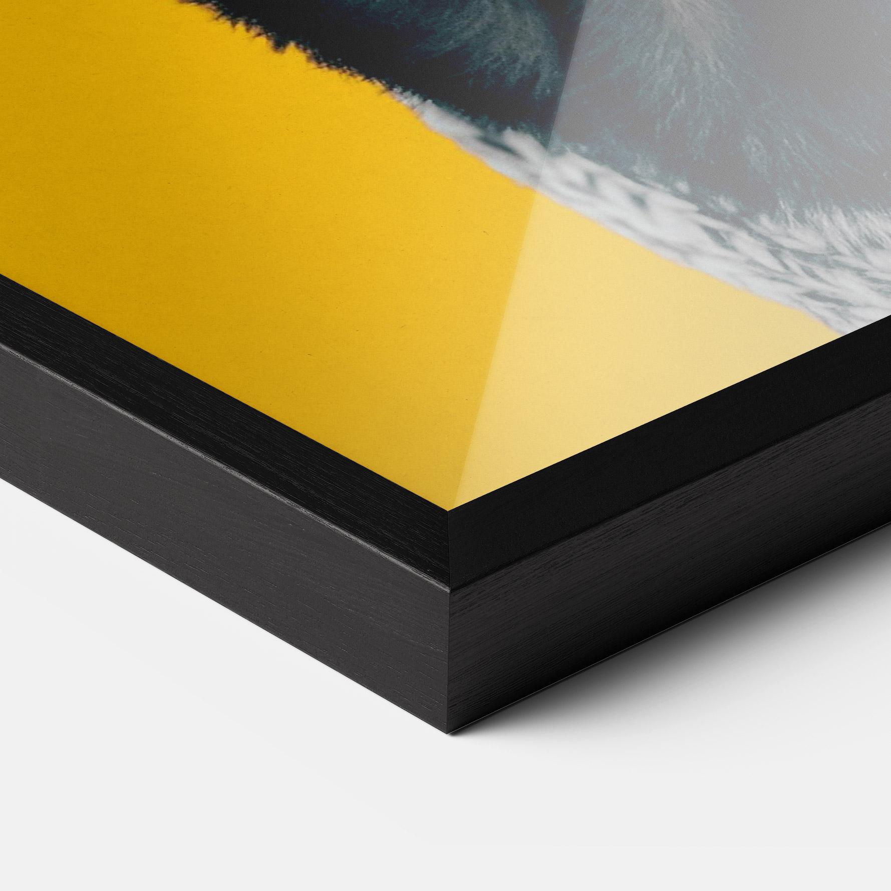 Poster Înrămat Black Pug mockup 3