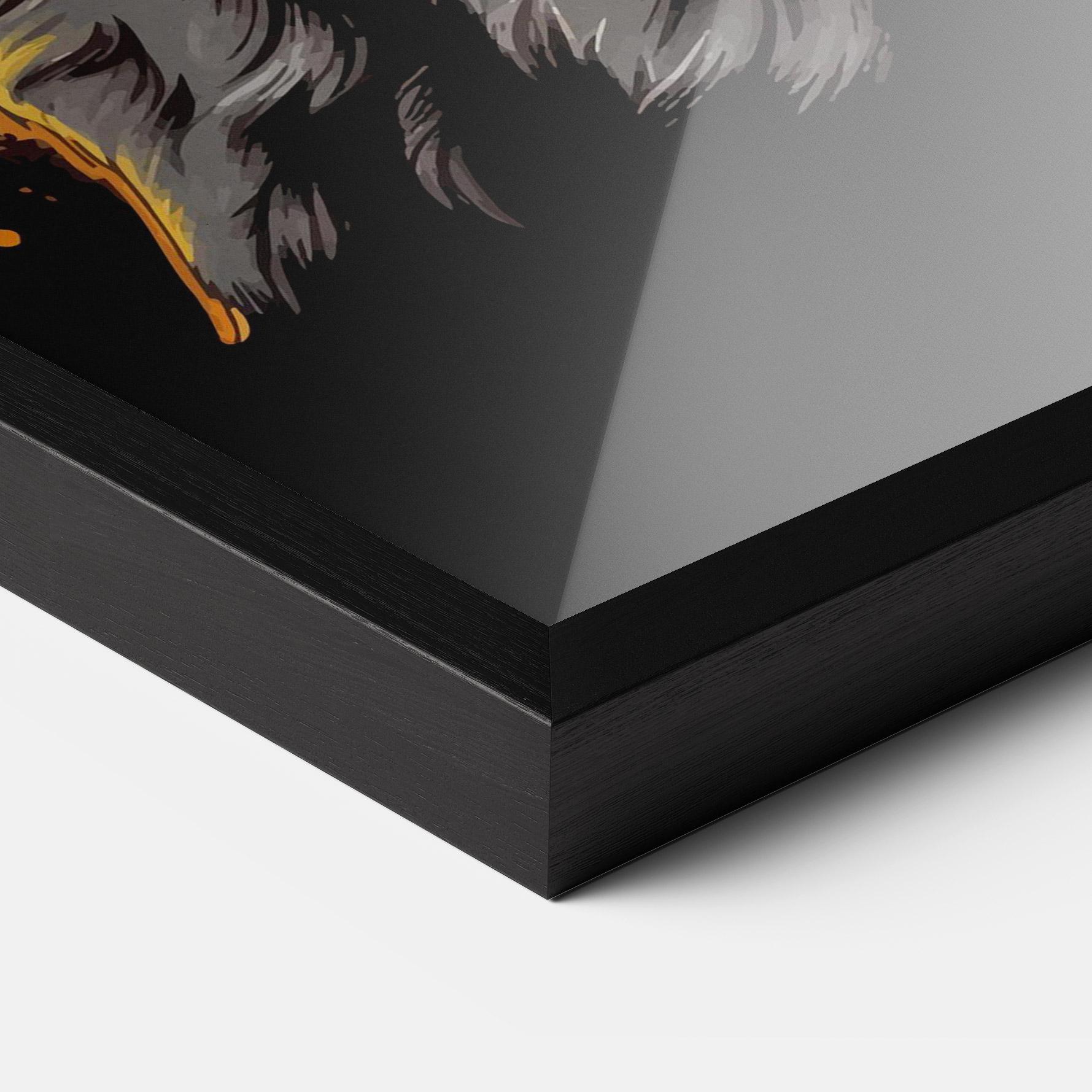 Poster Înrămat Coolest Dog mockup 3