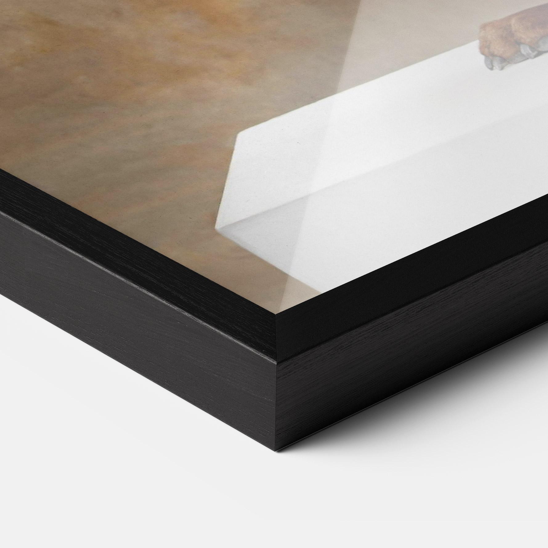 Poster Înrămat Doberman Standing mockup 3