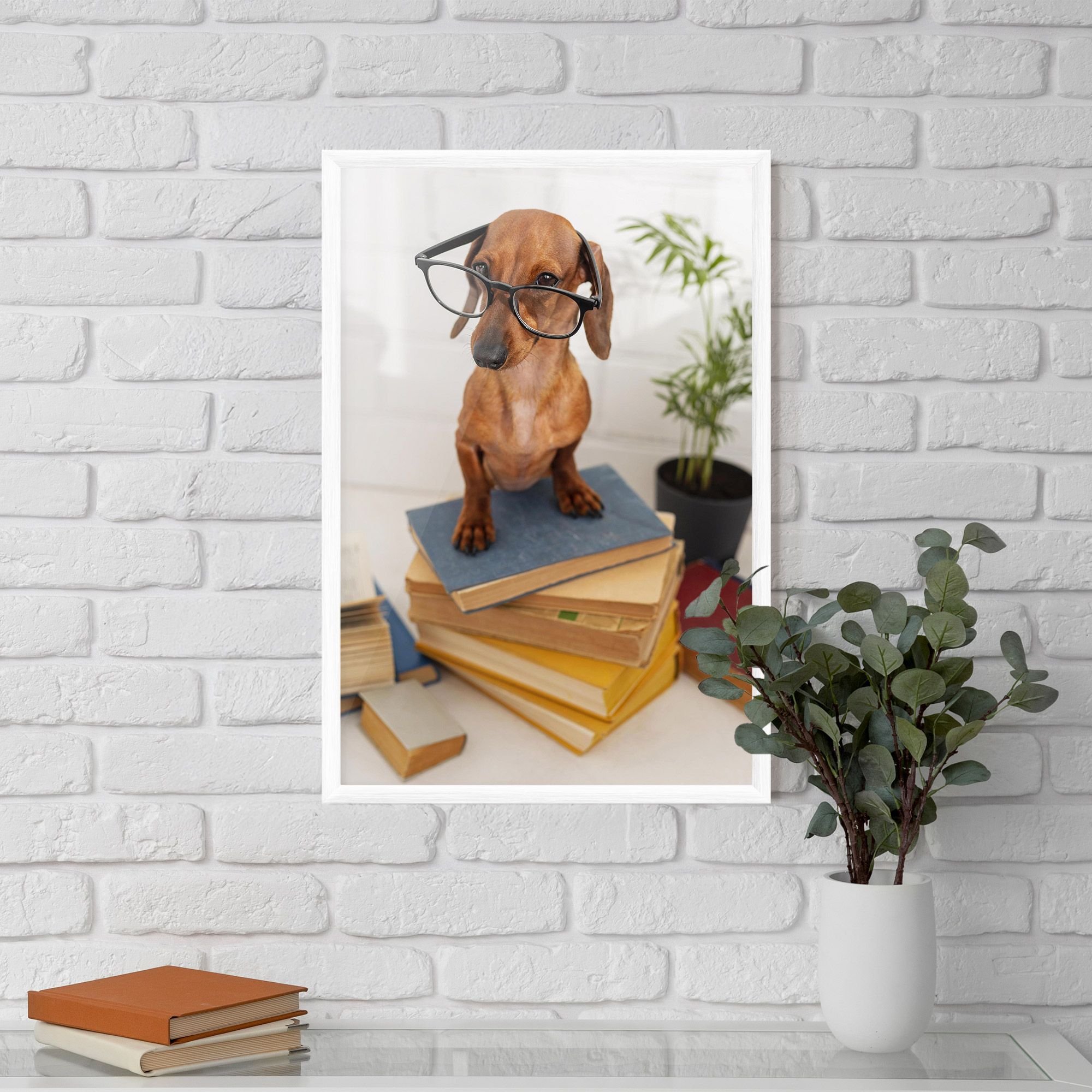 Books Cute Dog mockup 5