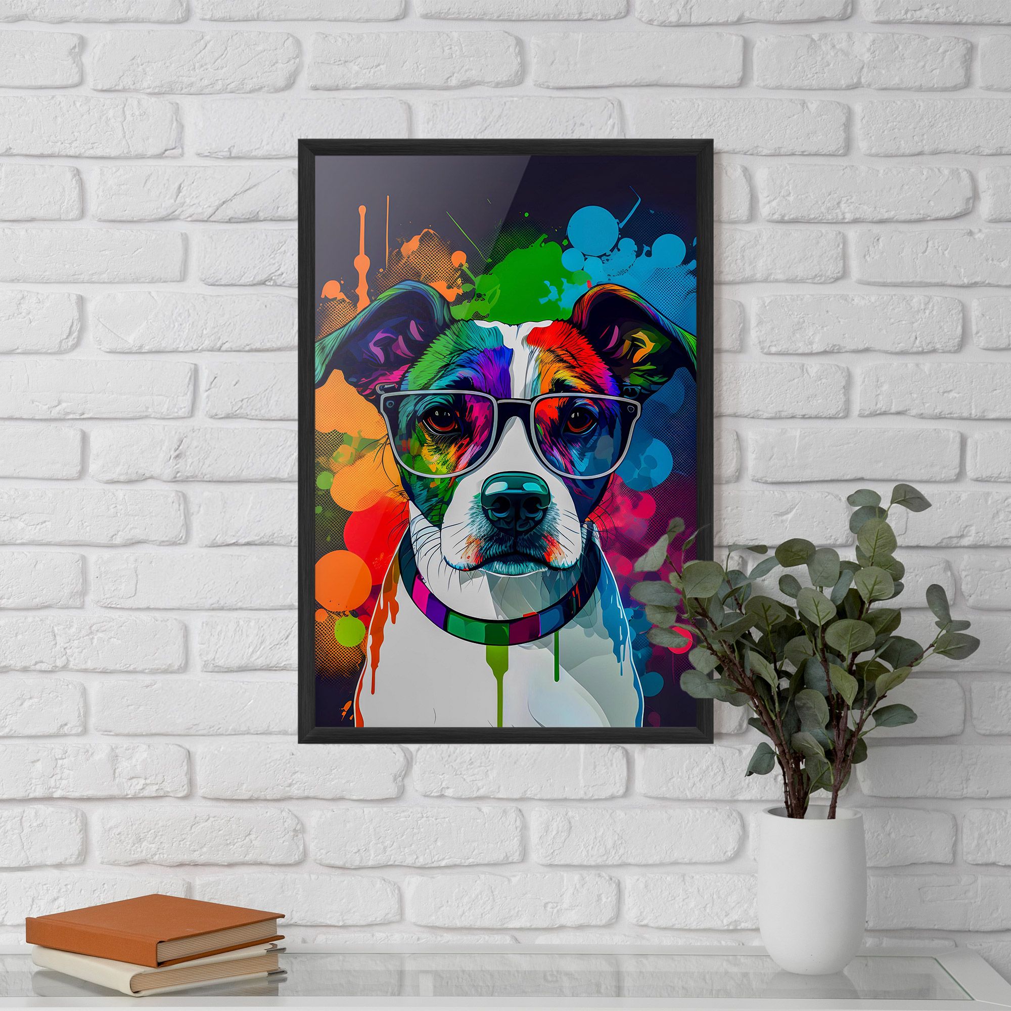 Colorful Dog mockup 5