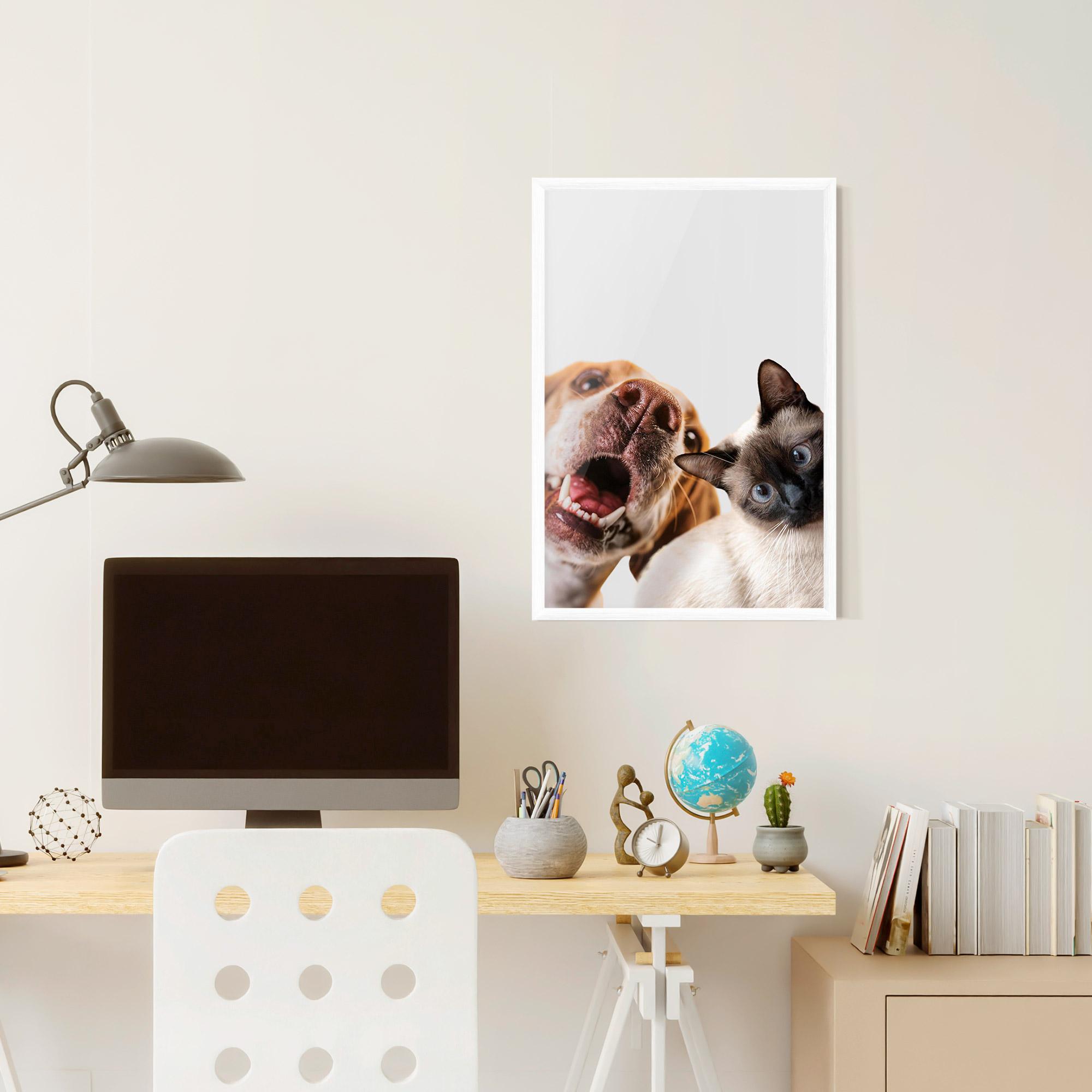 Poster Înrămat Cute Pet Collage mockup 6