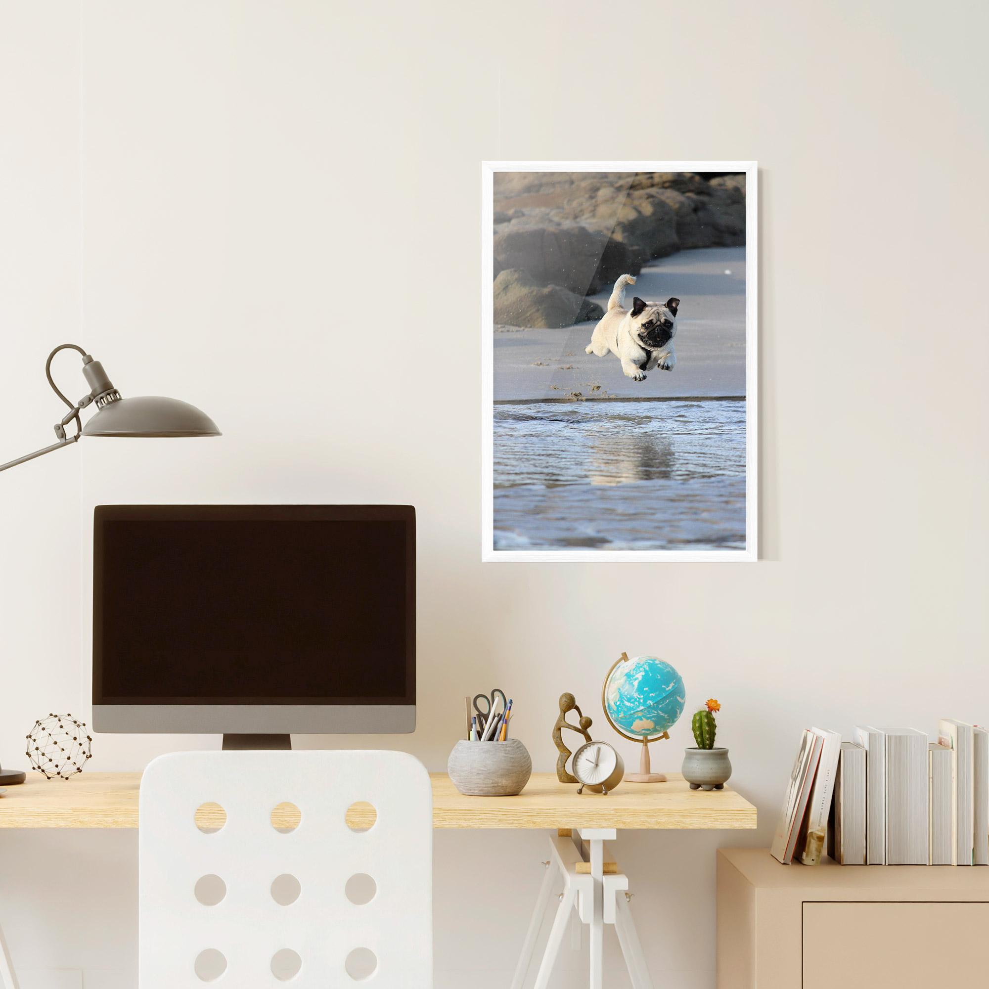 Poster Înrămat Water Pug mockup 6
