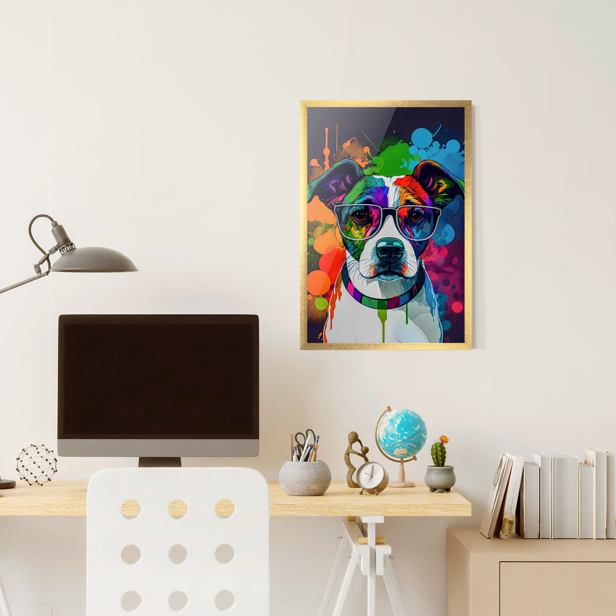 Colorful Dog mockup 6