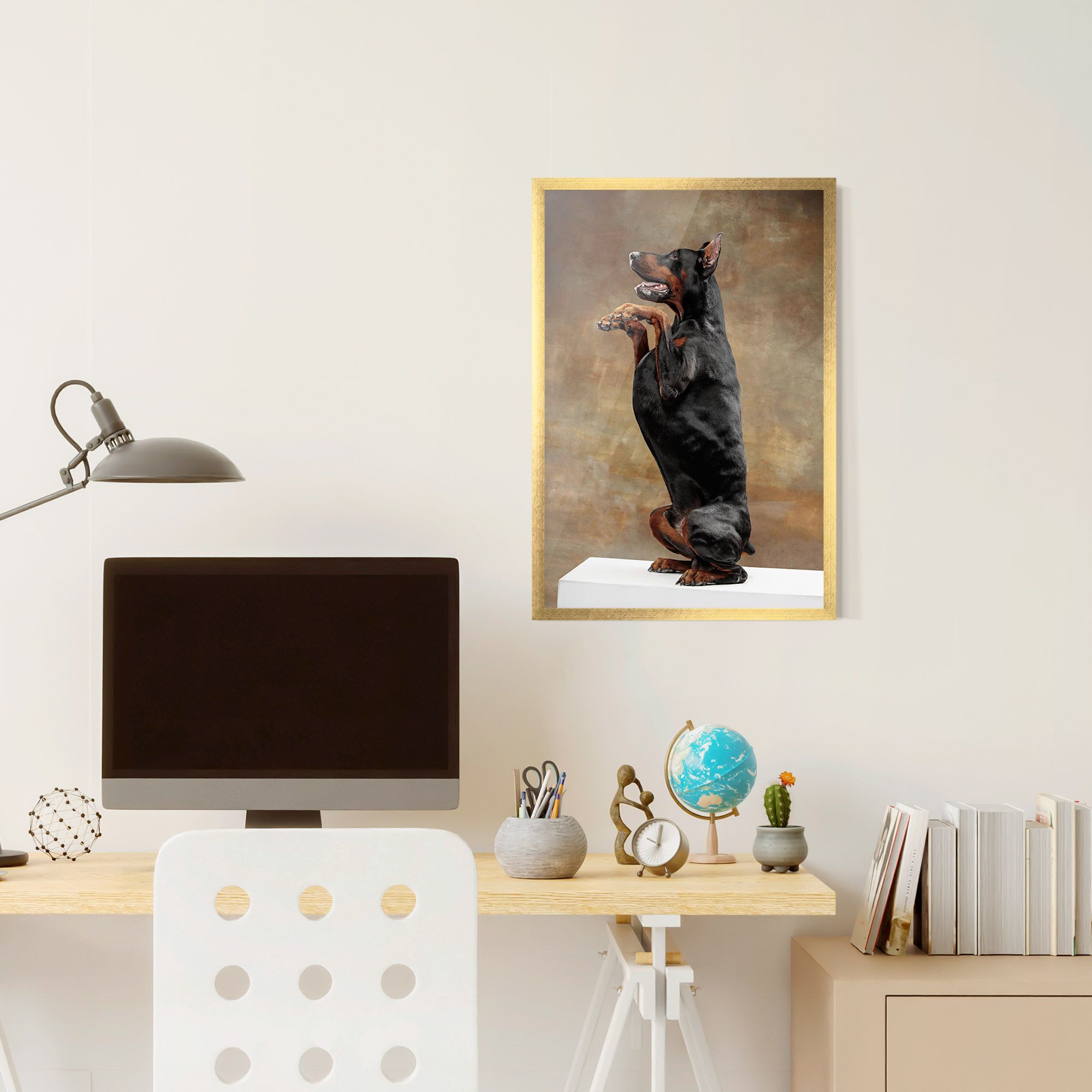 Doberman Standing mockup 6