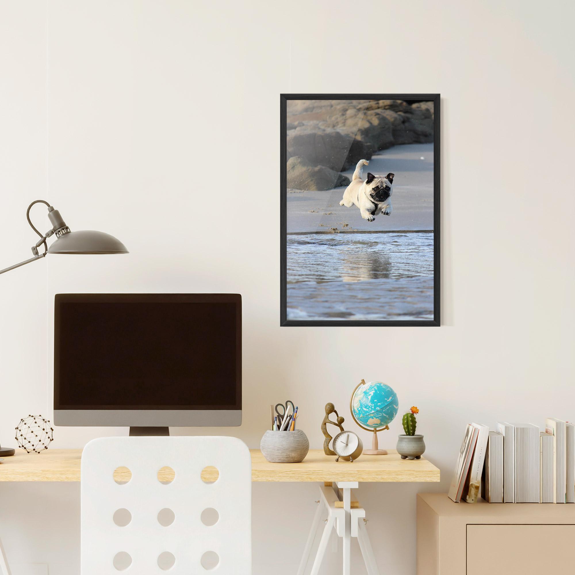 Poster Înrămat Water Pug mockup 6
