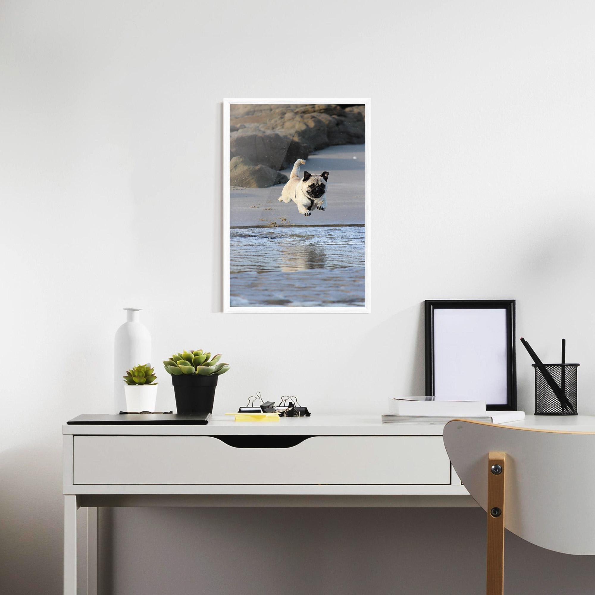 Poster Înrămat Water Pug mockup 7