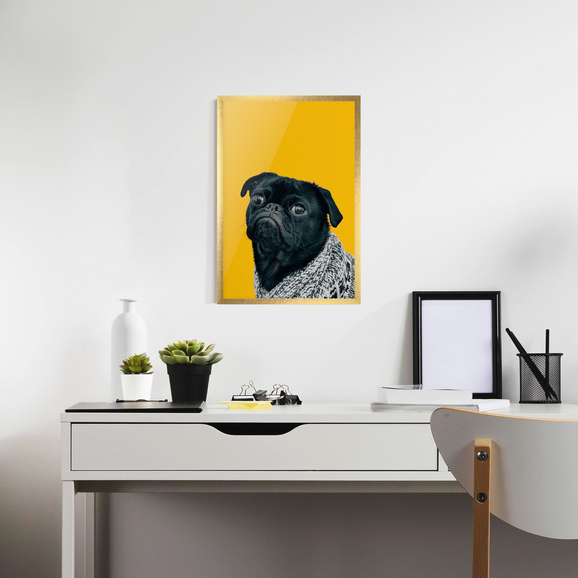 Black Pug mockup 7