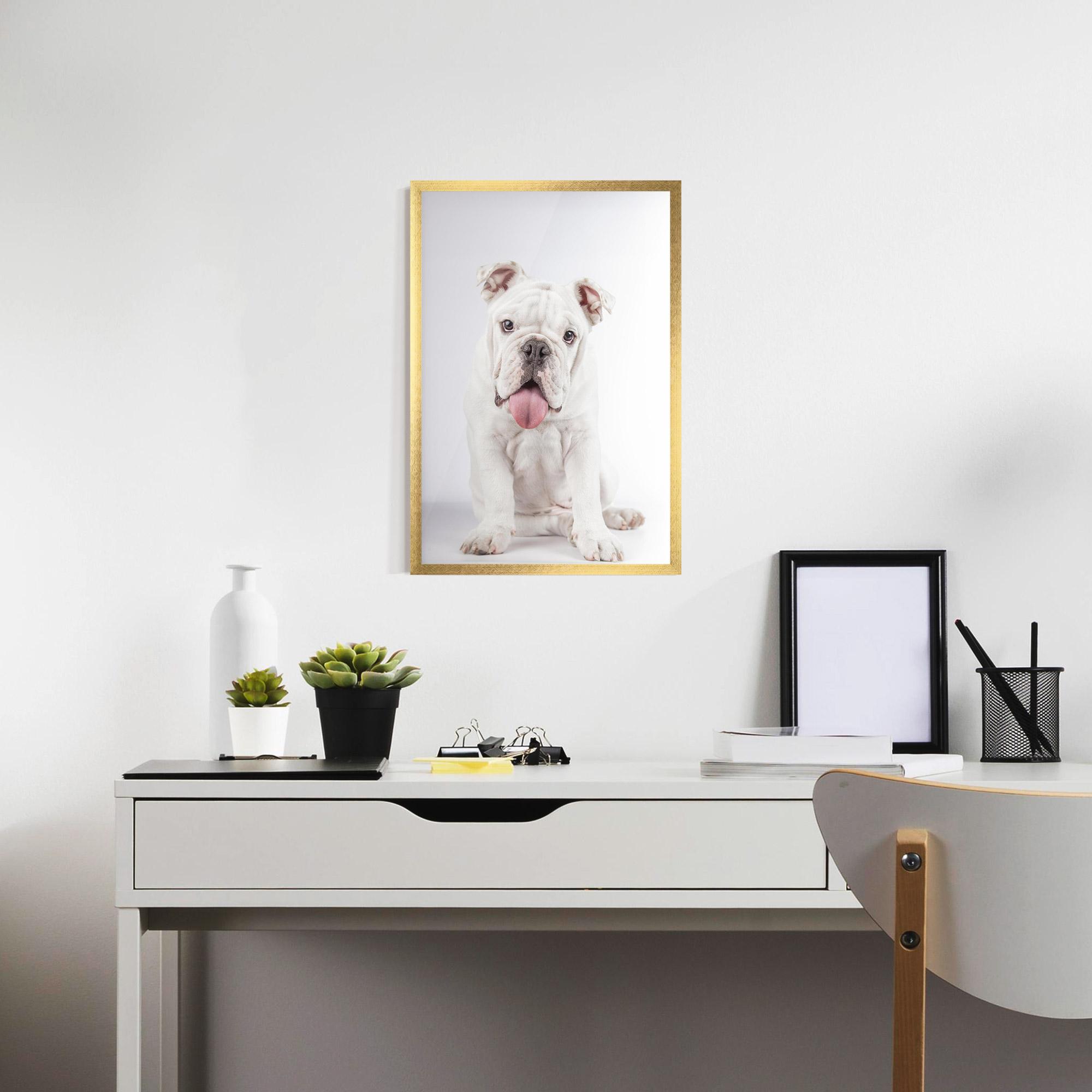Poster Înrămat English Bulldog mockup 7