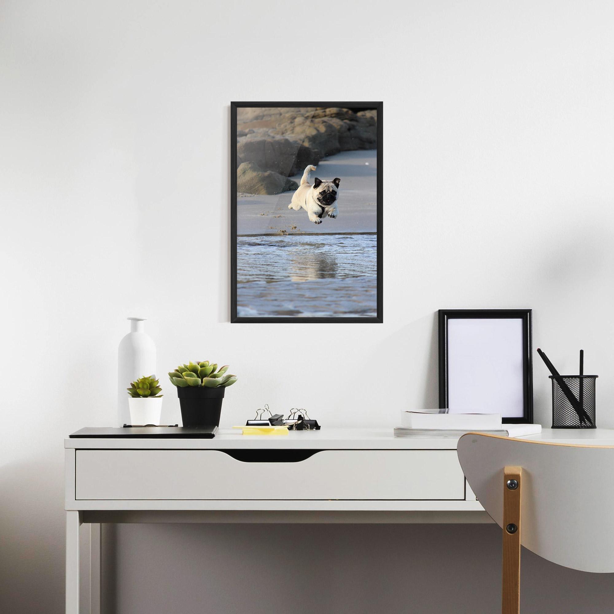 Poster Înrămat Water Pug mockup 7