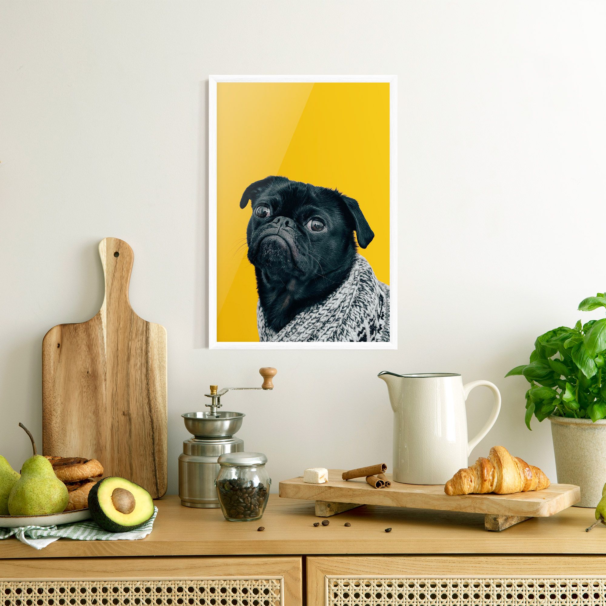 Black Pug mockup 8