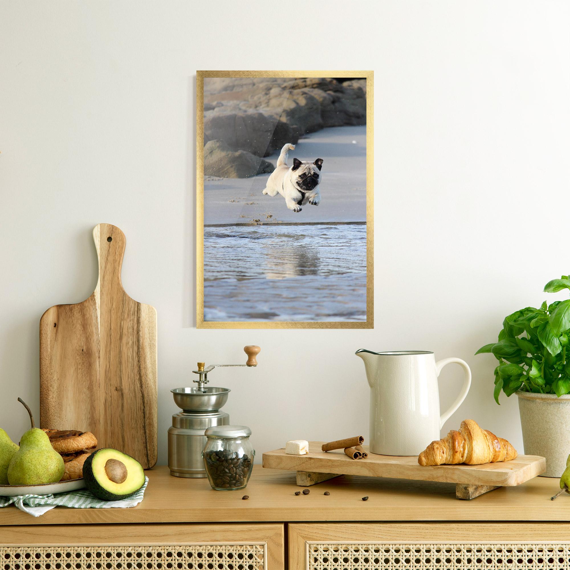 Poster Înrămat Water Pug mockup 8