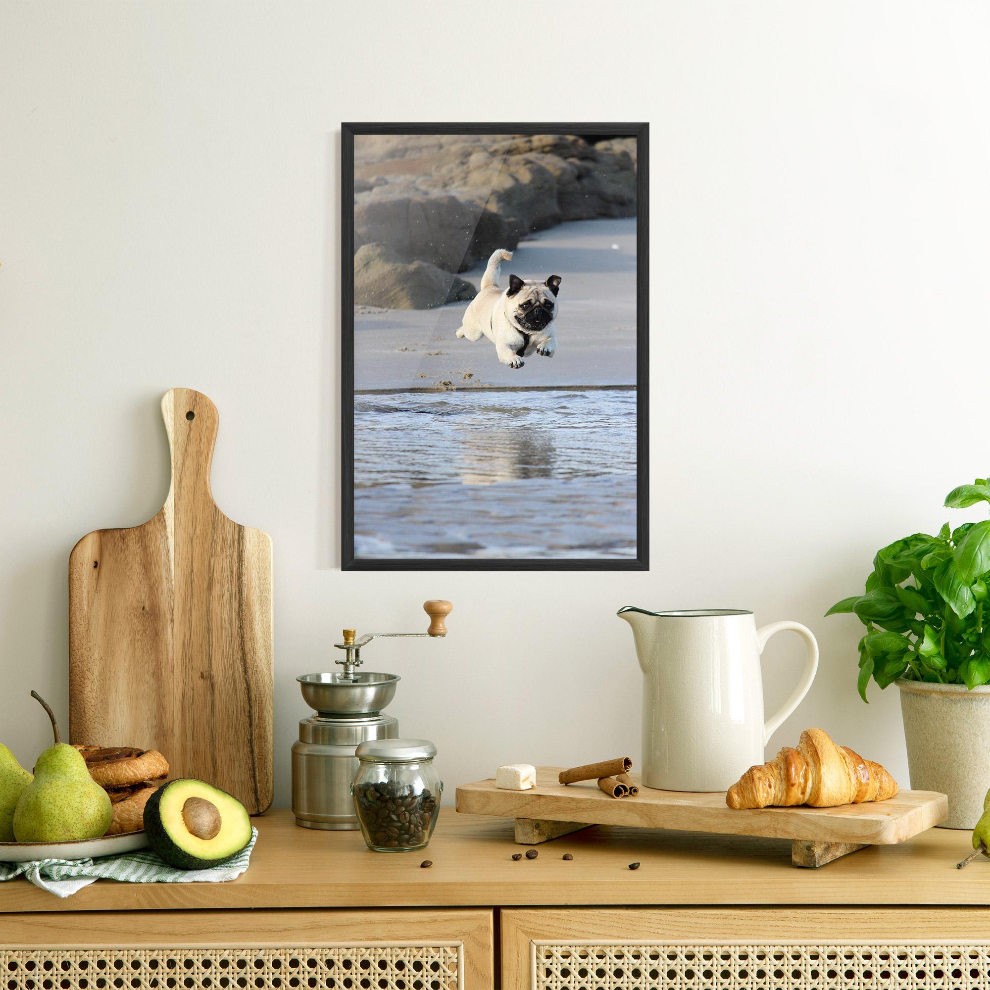 Poster Înrămat Water Pug mockup 8