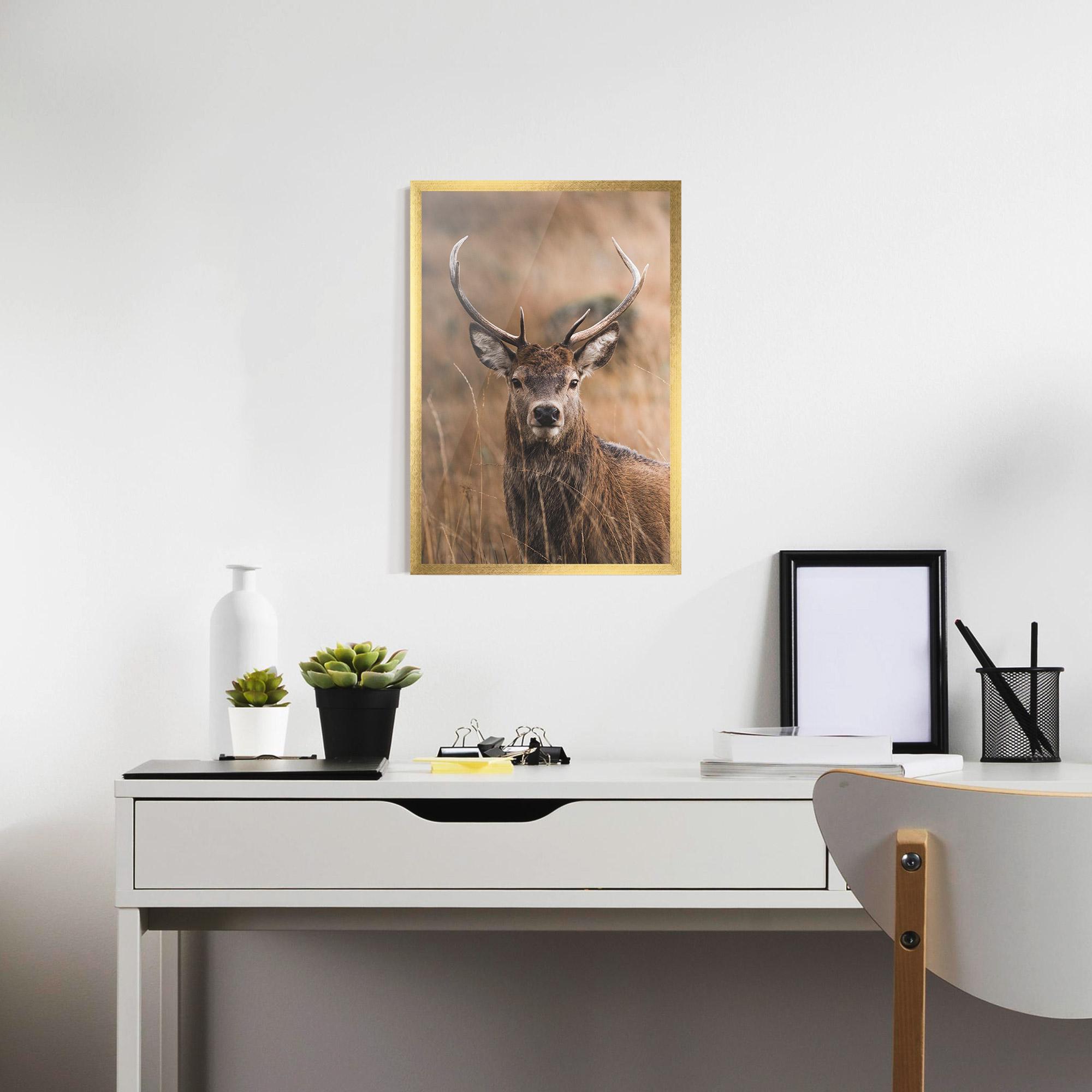 Poster Înrămat Majestic Deer mockup 7