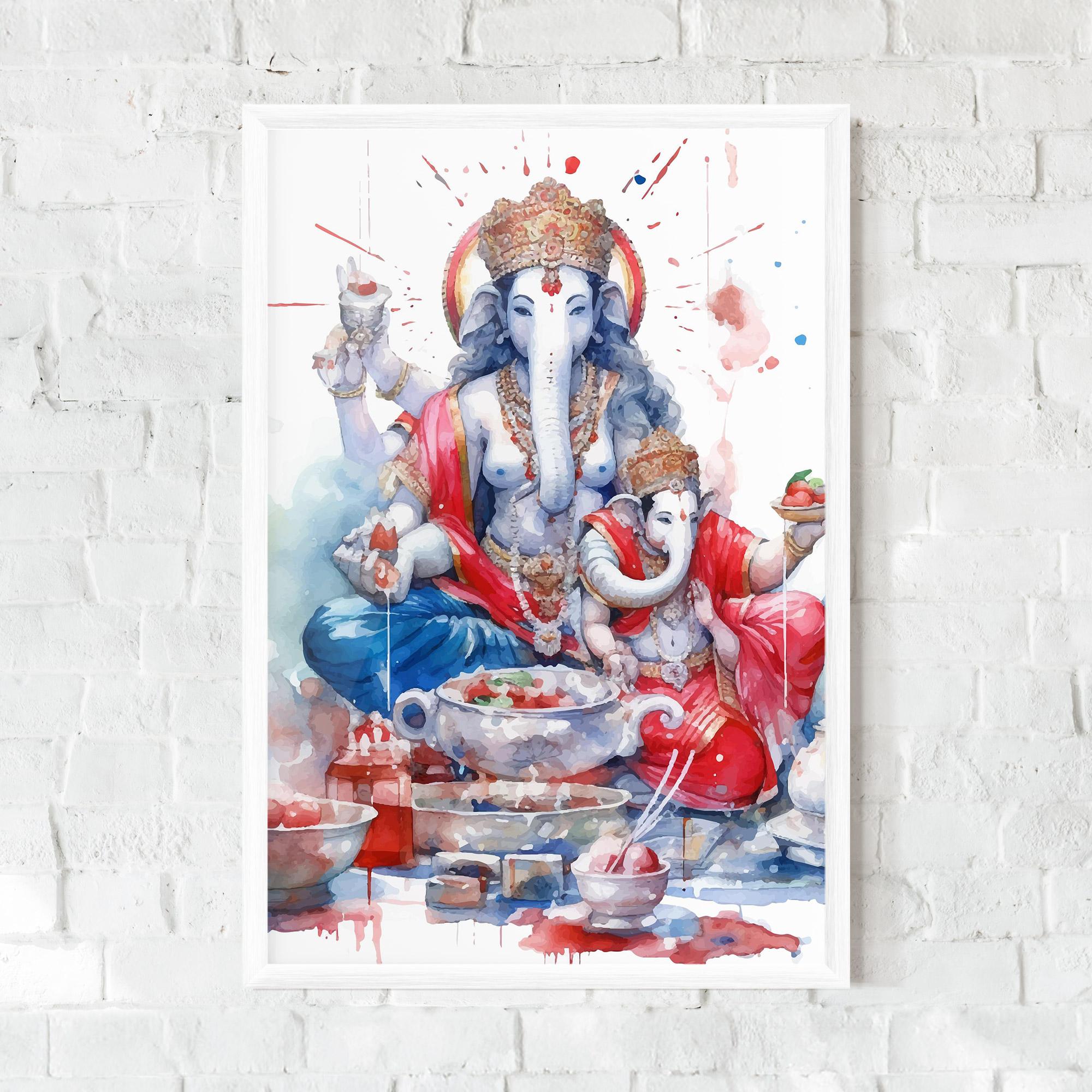 Poster Înrămat Durga Puja Festival mockup 0