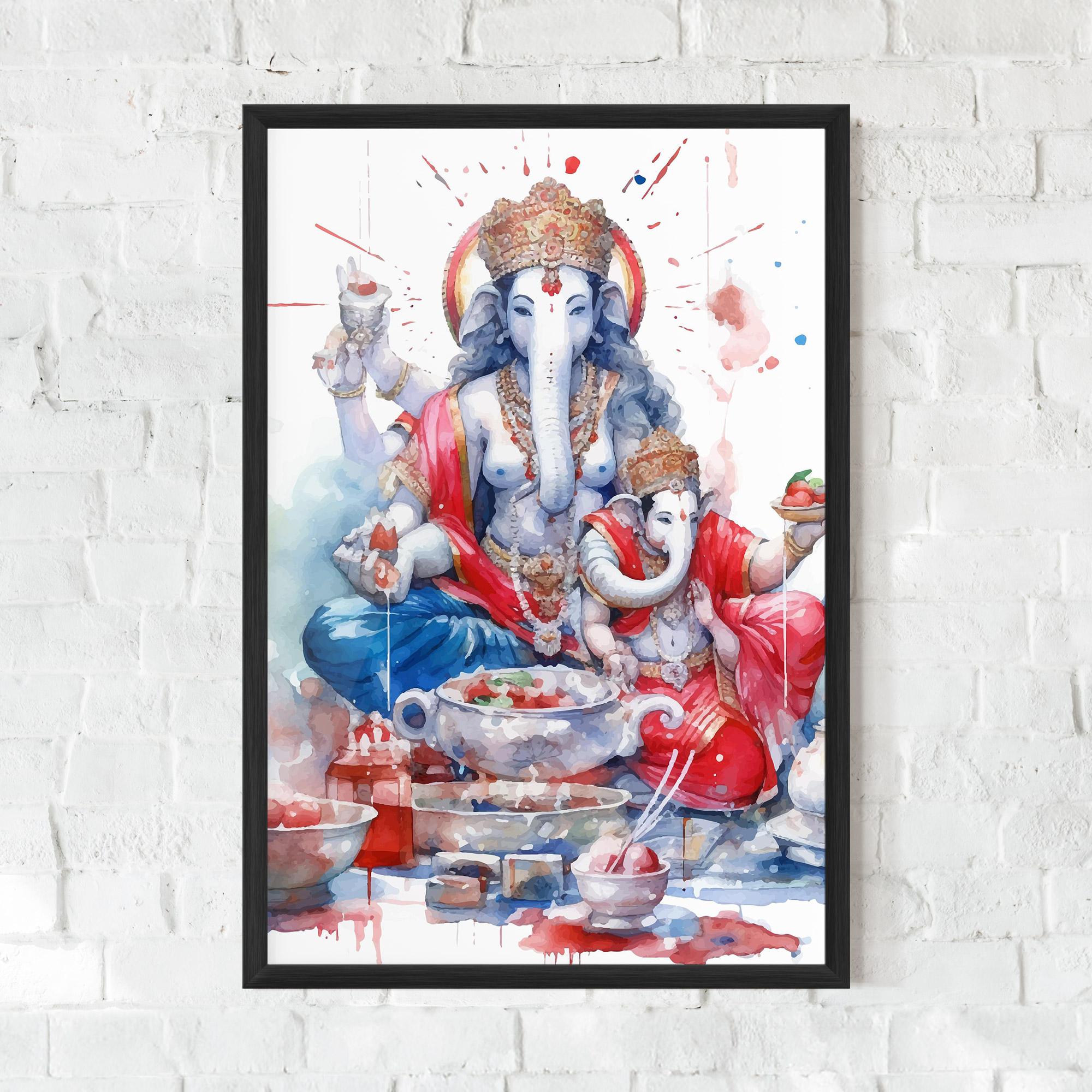 Poster Înrămat Durga Puja Festival mockup 0
