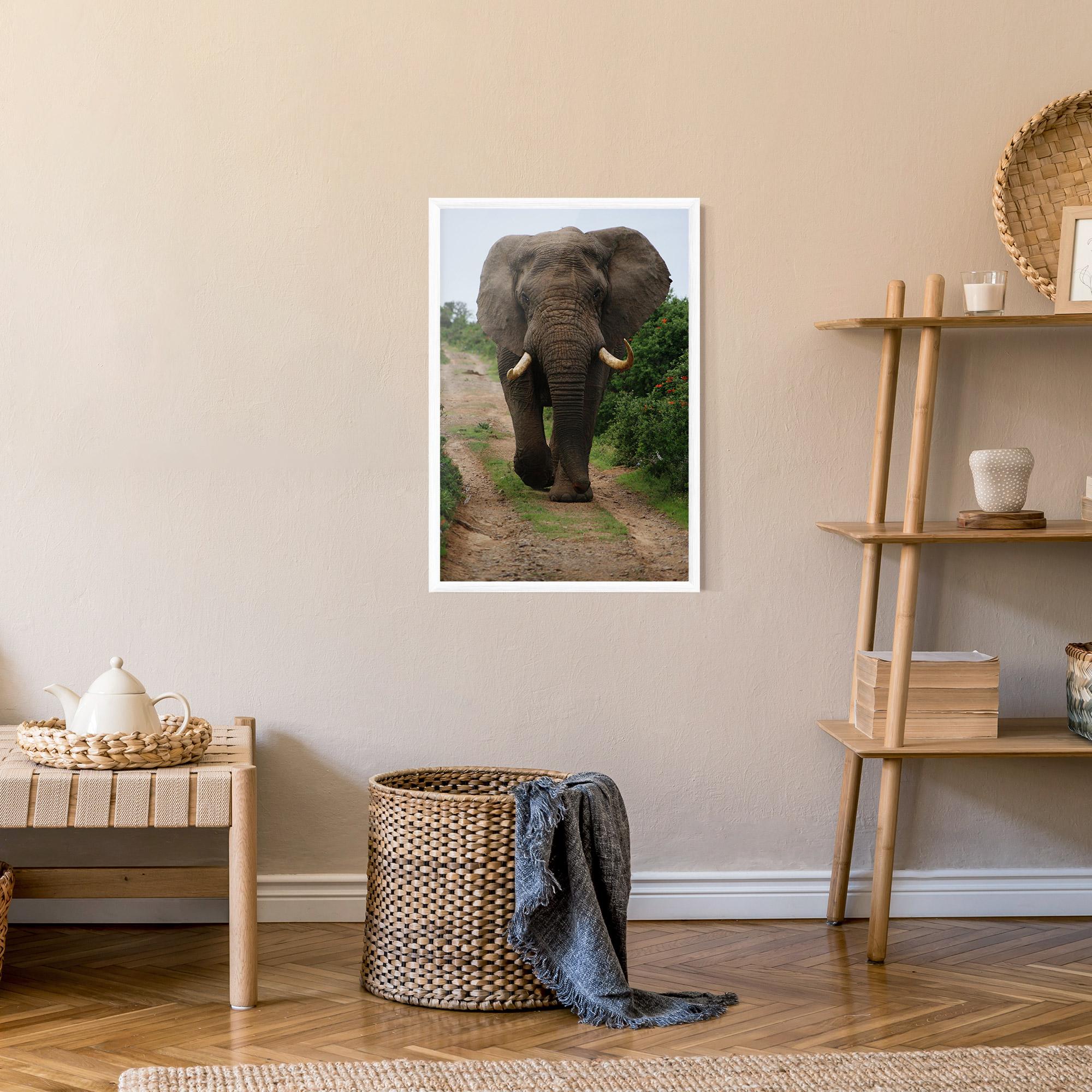 Poster Înrămat Elephant Safari mockup 9