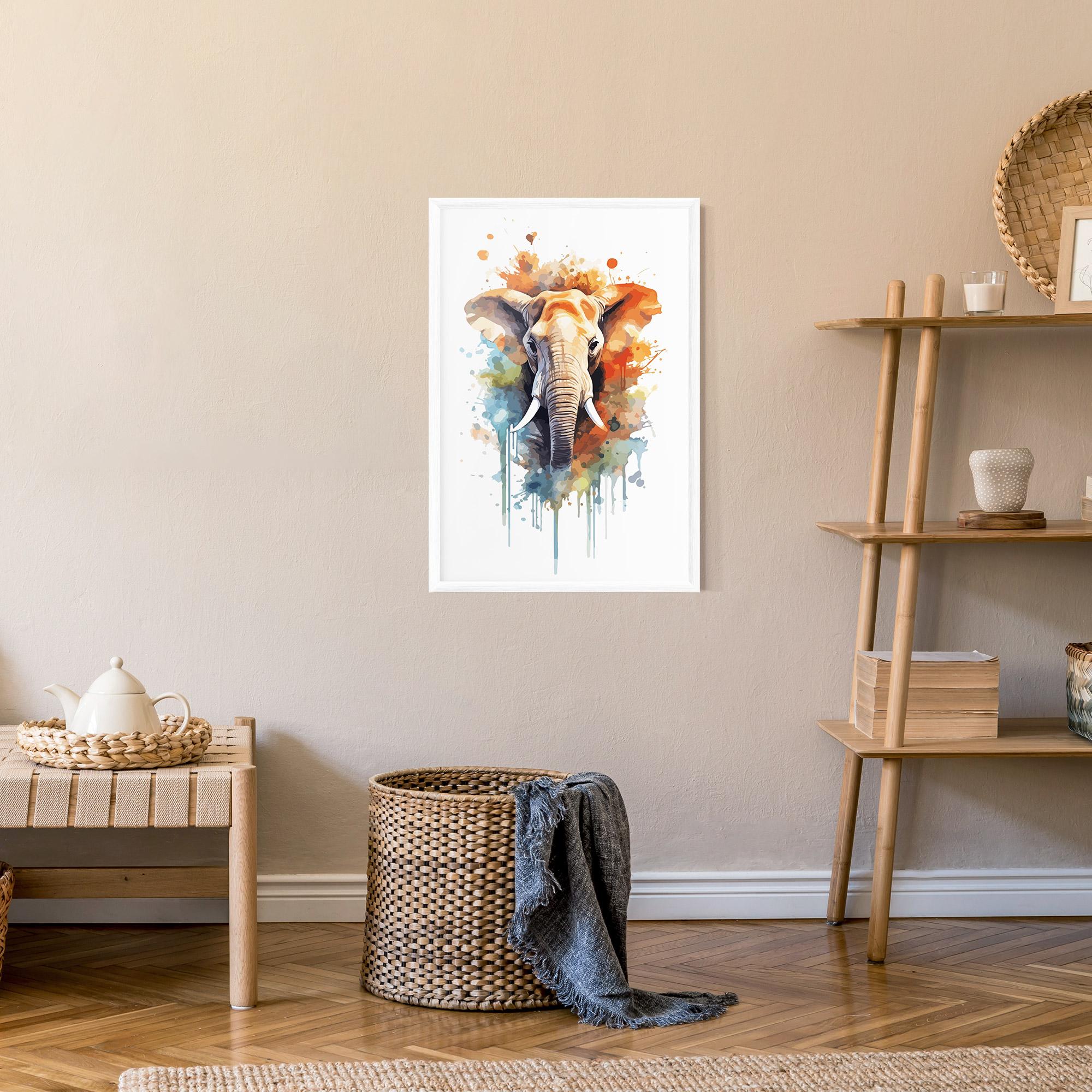 Poster Înrămat Safari Animal Art mockup 9