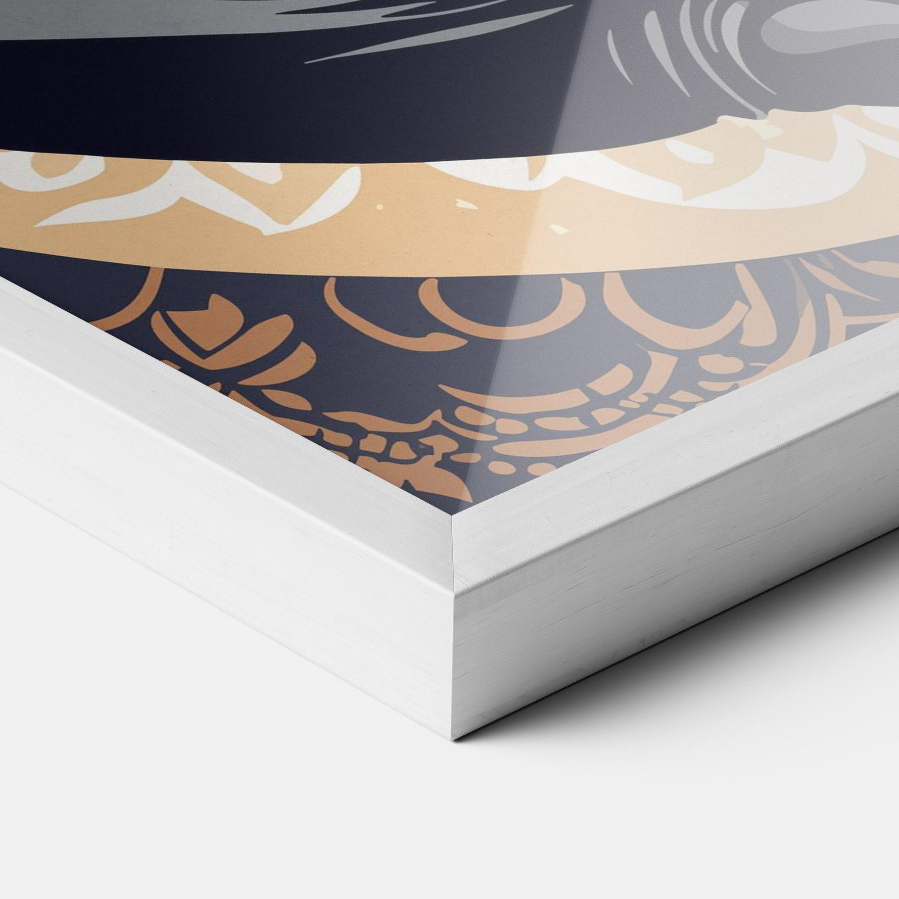 Poster Înrămat Elefant Color Mix mockup 3