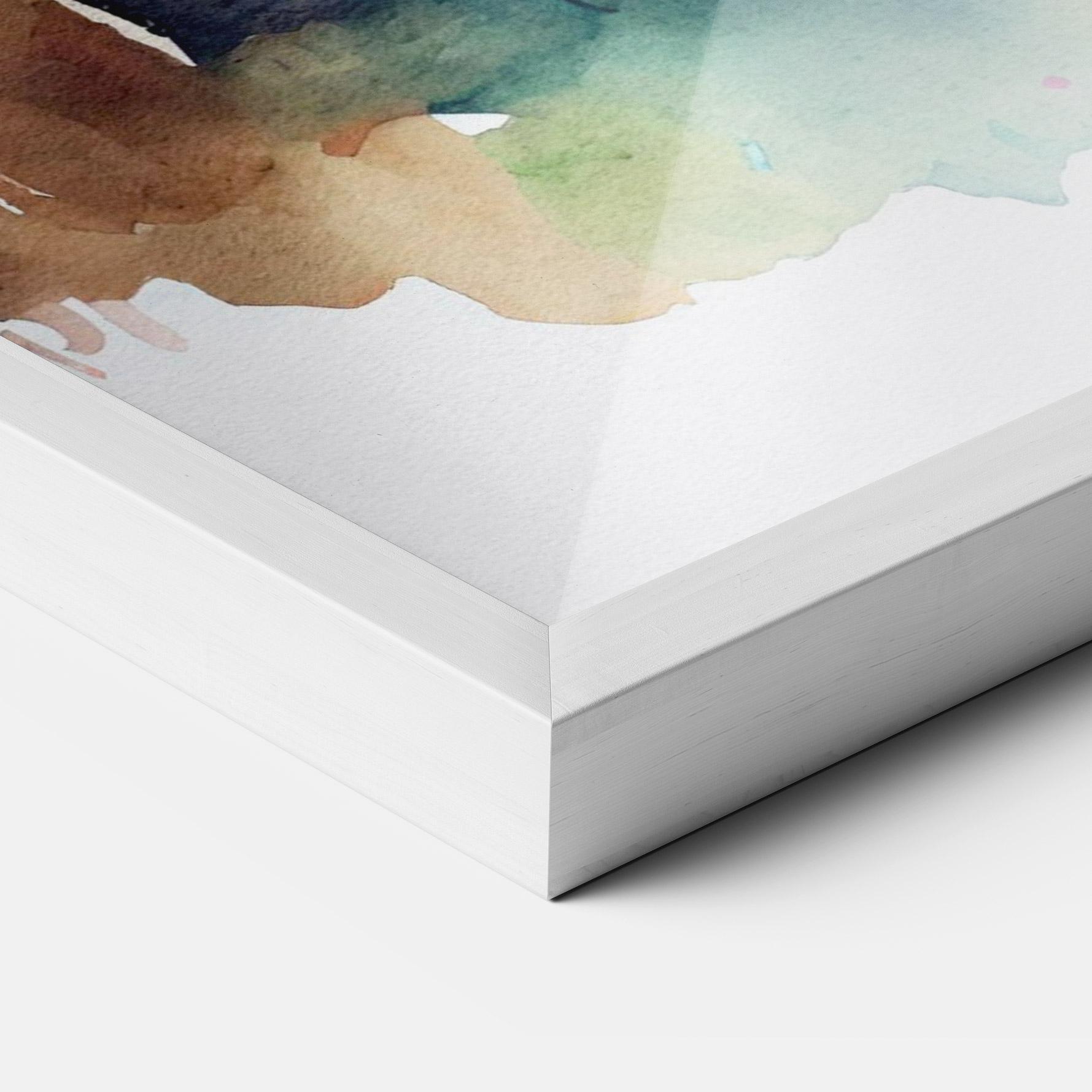 Poster Înrămat Watercolor Love mockup 3