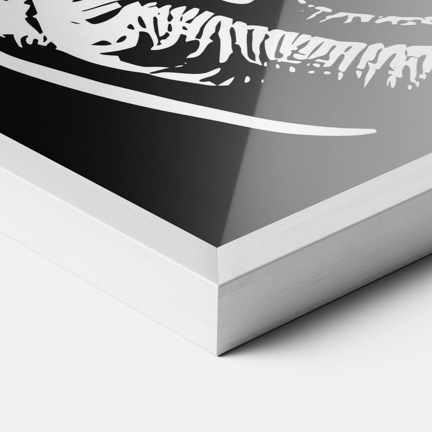 Poster Înrămat White Head Elephant mockup 3