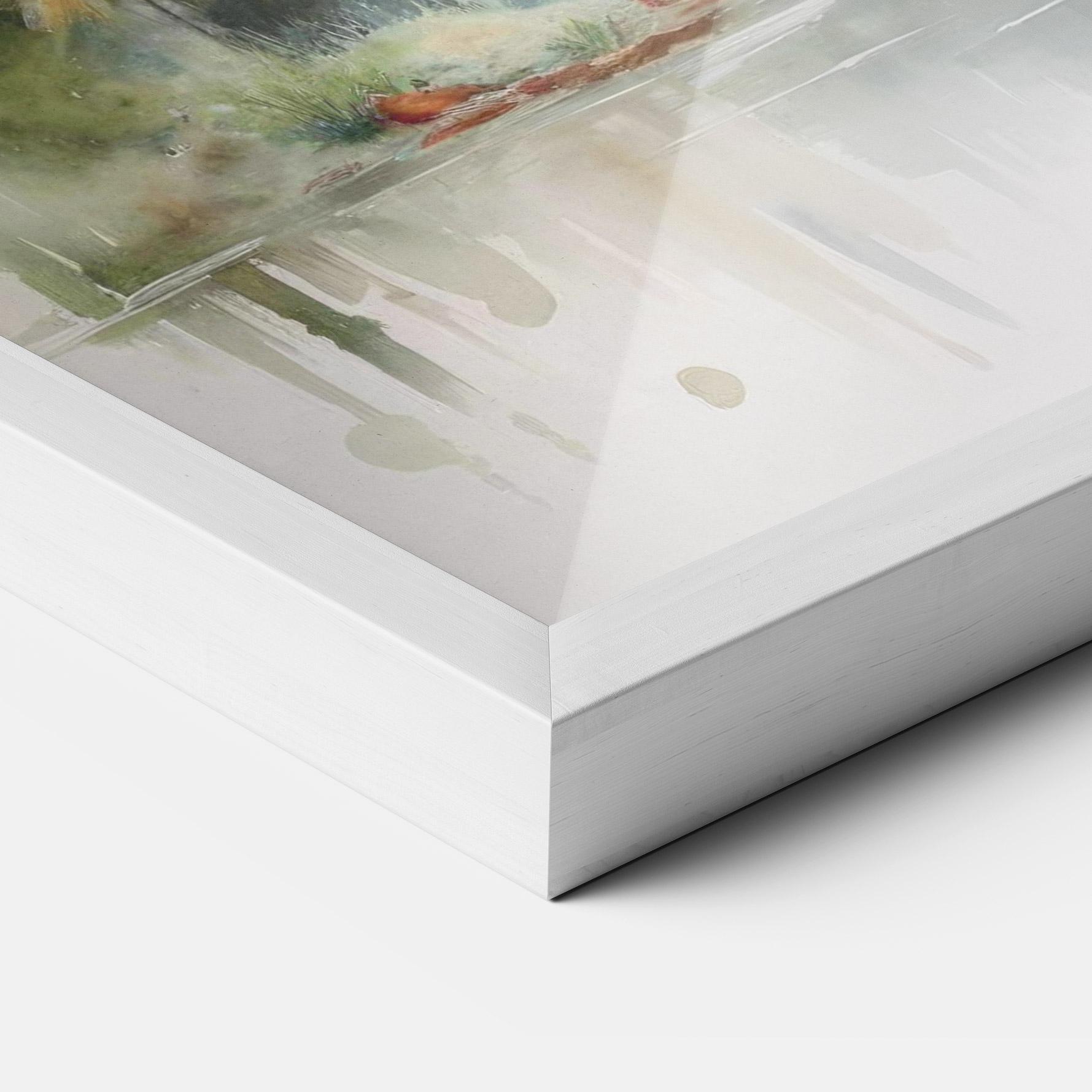 Poster Înrămat Wild Watercolor Elephant mockup 3