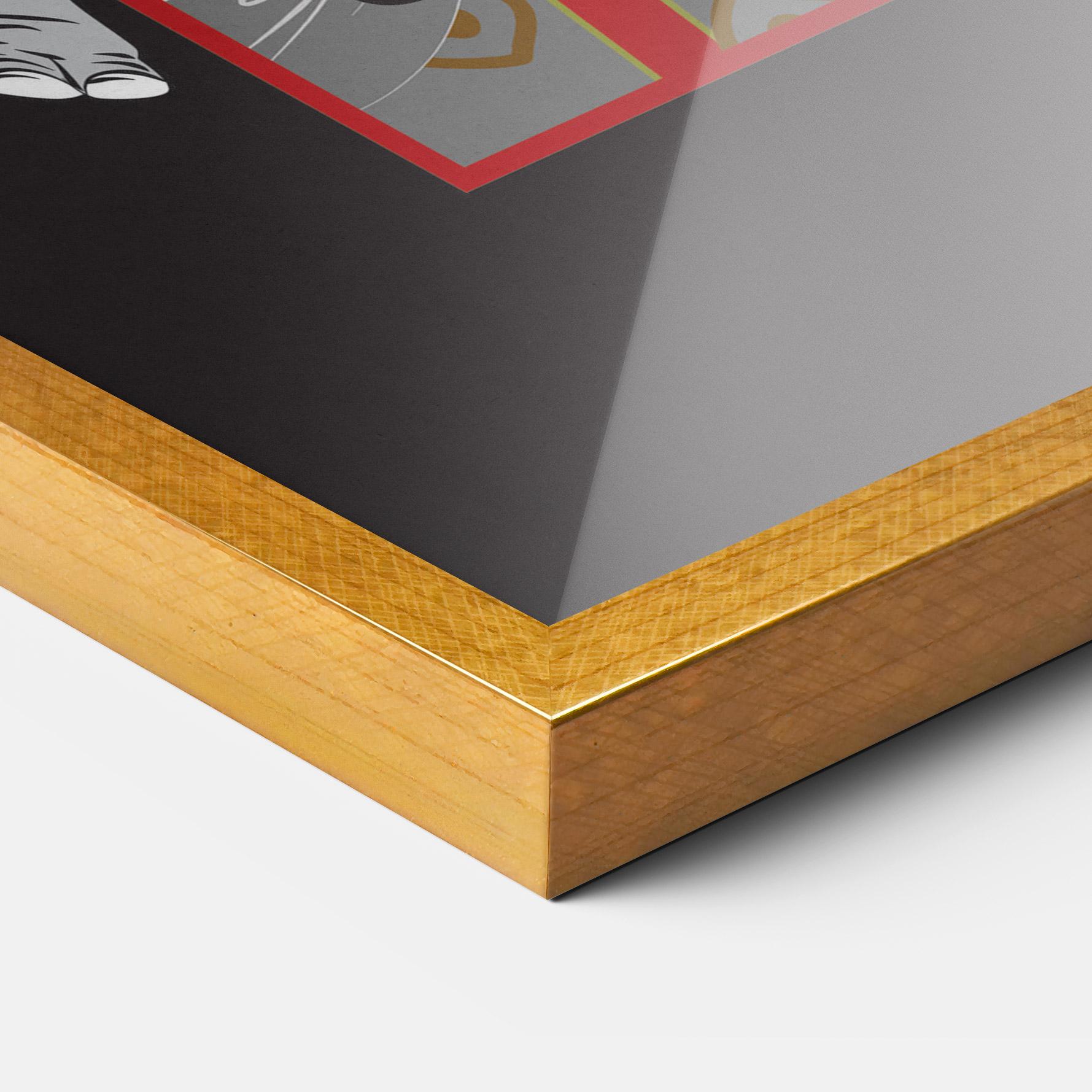 Poster Înrămat Asian Elephant mockup 3