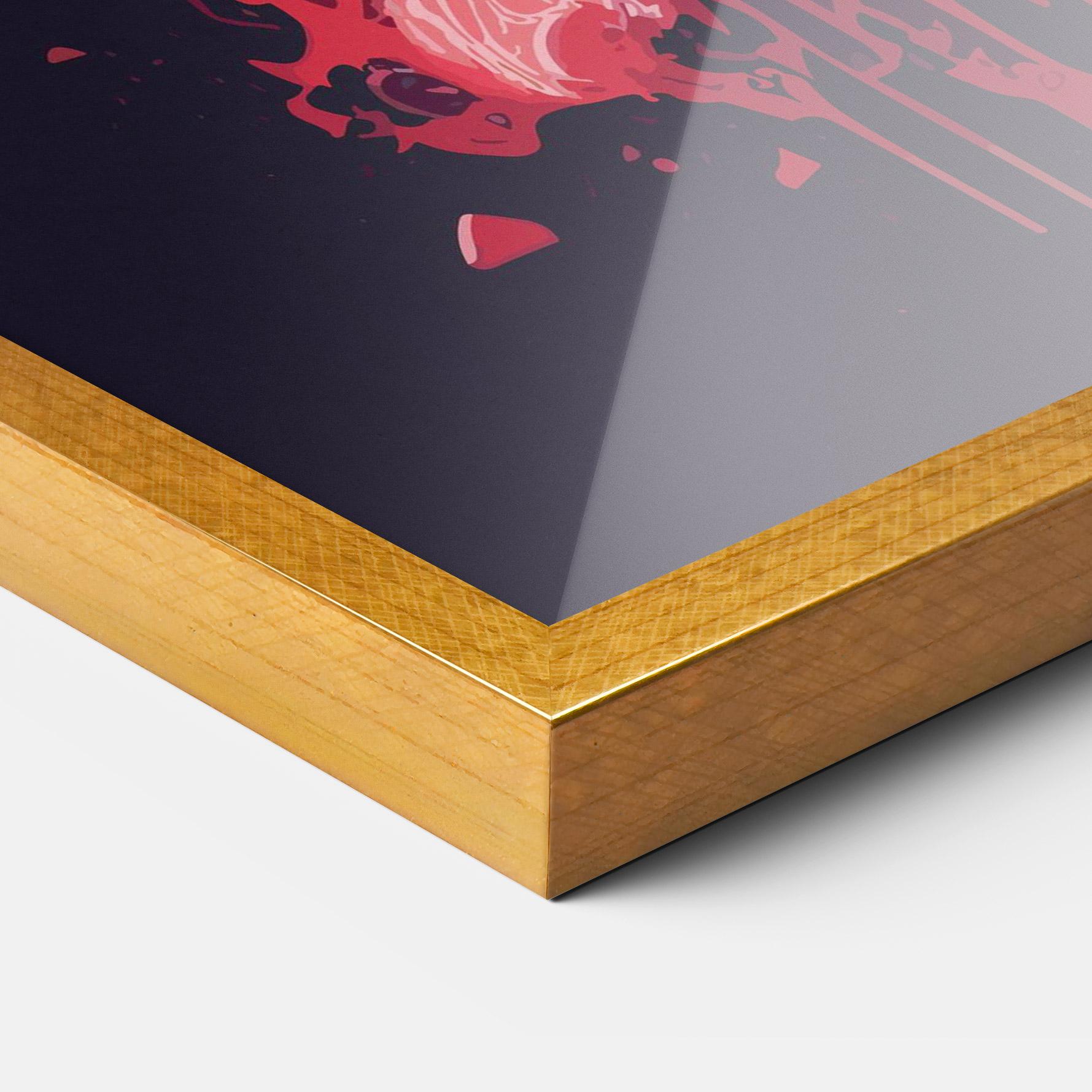 Poster Înrămat Bloody Elephant mockup 3