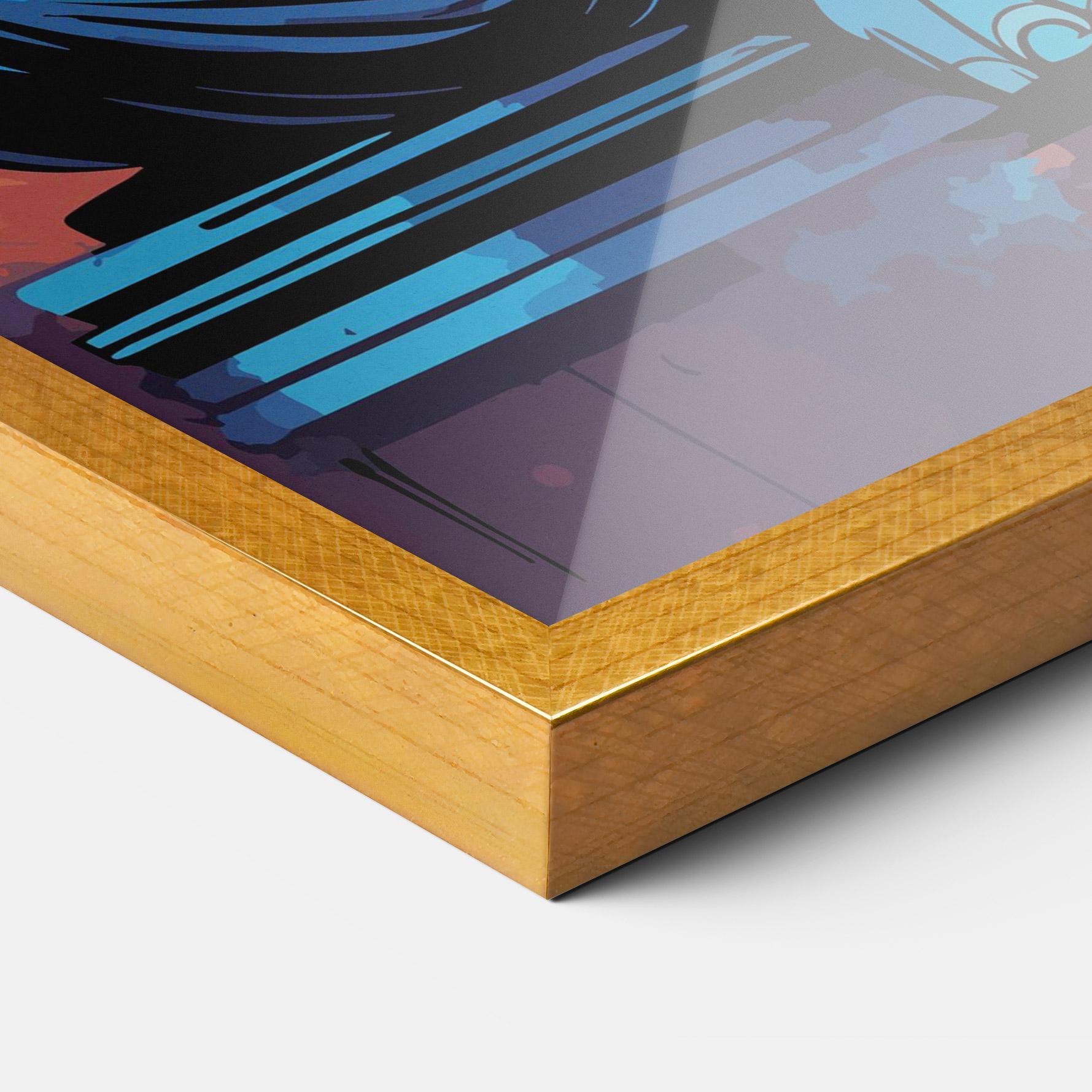 Poster Înrămat Colorful Chaturthi mockup 3