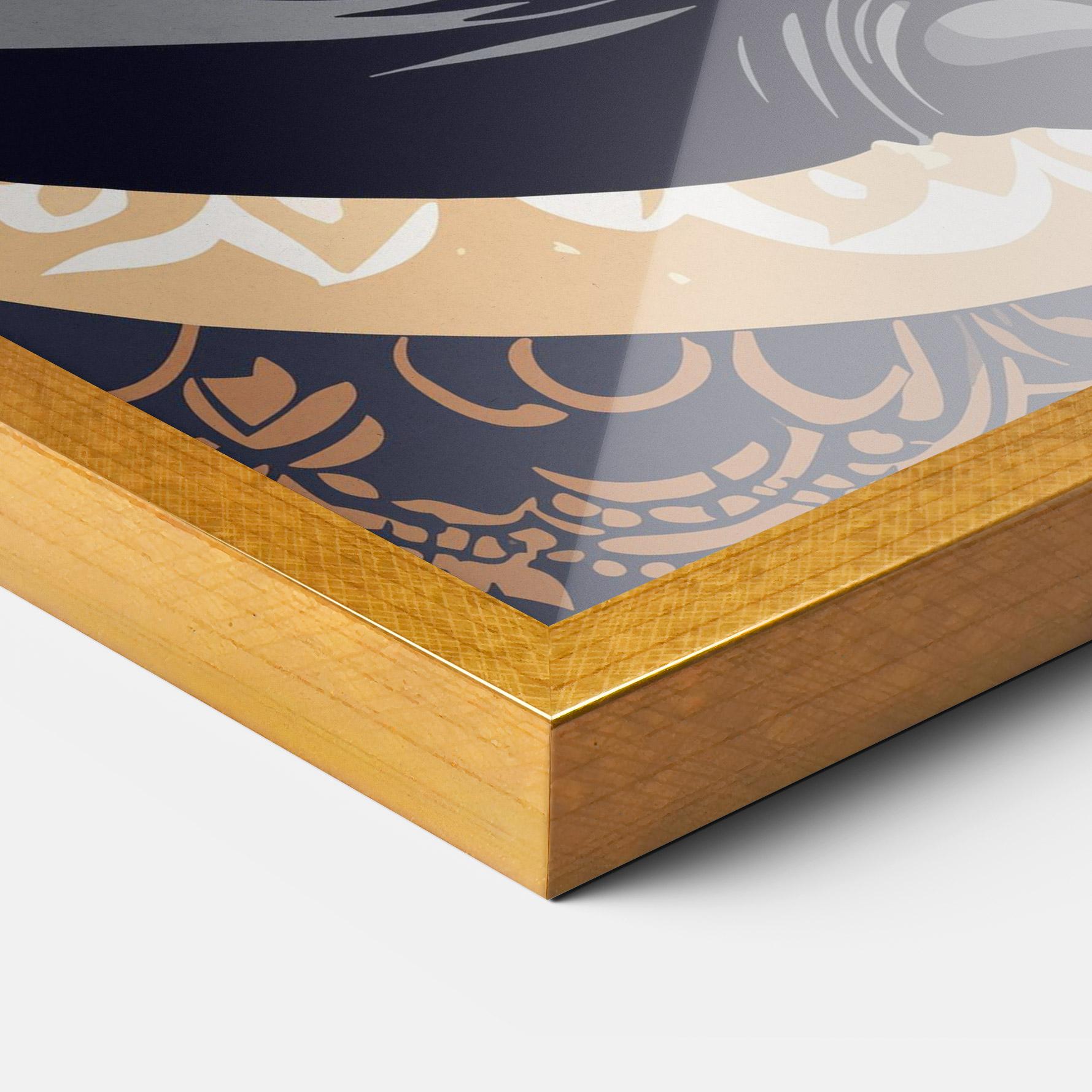 Poster Înrămat Elefant Color Mix mockup 3