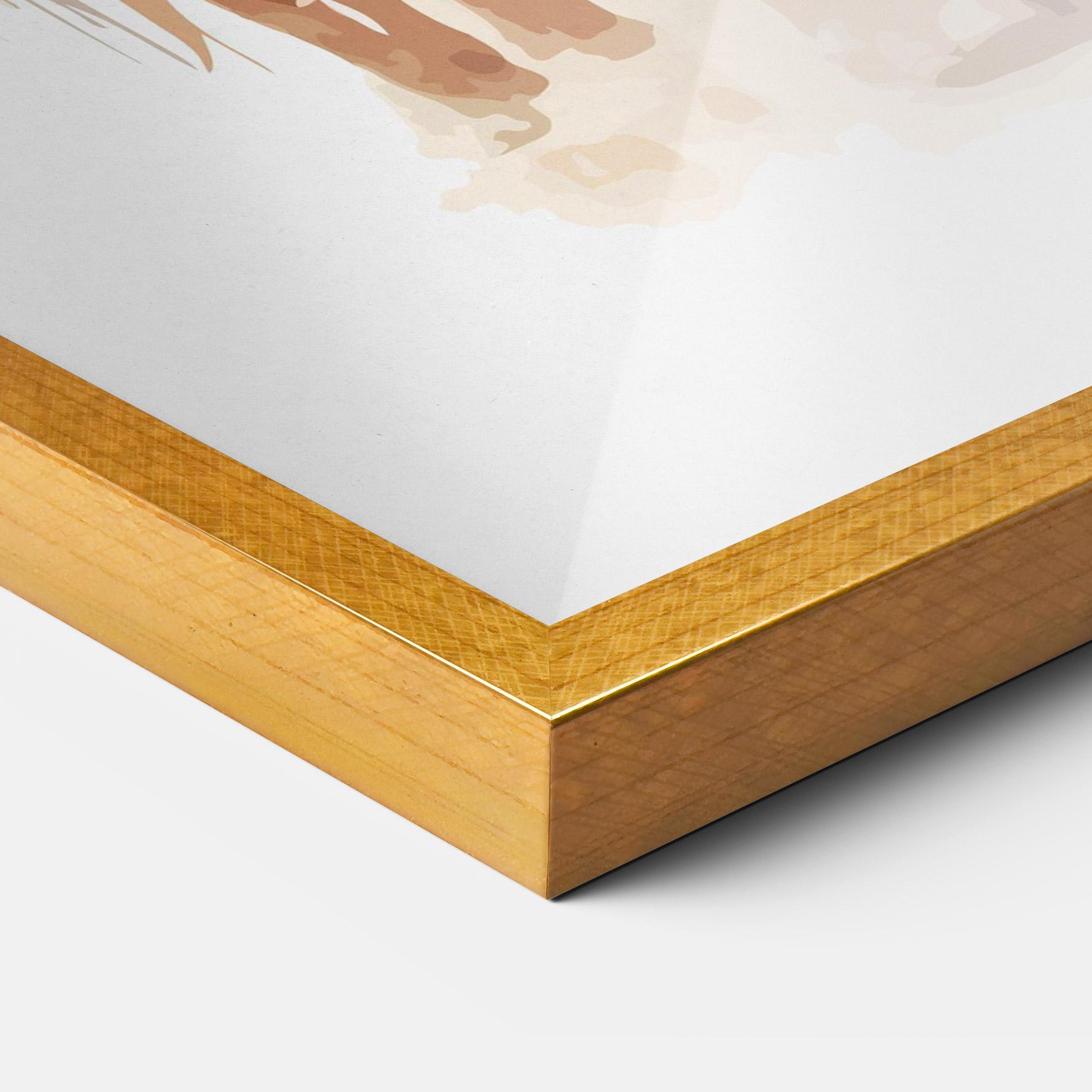 Poster Înrămat Safari Animal mockup 3