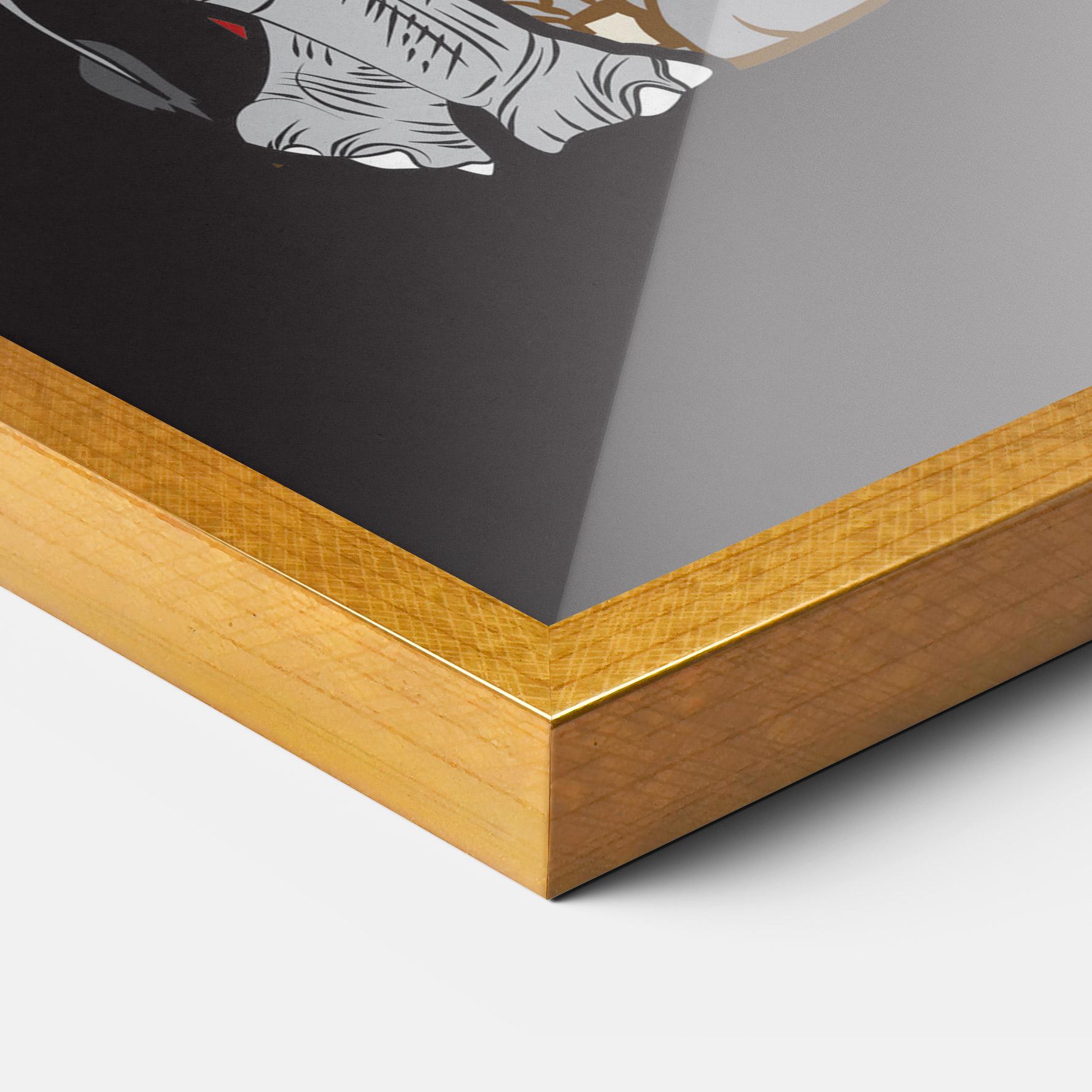 Poster Înrămat Three Elephant mockup 3