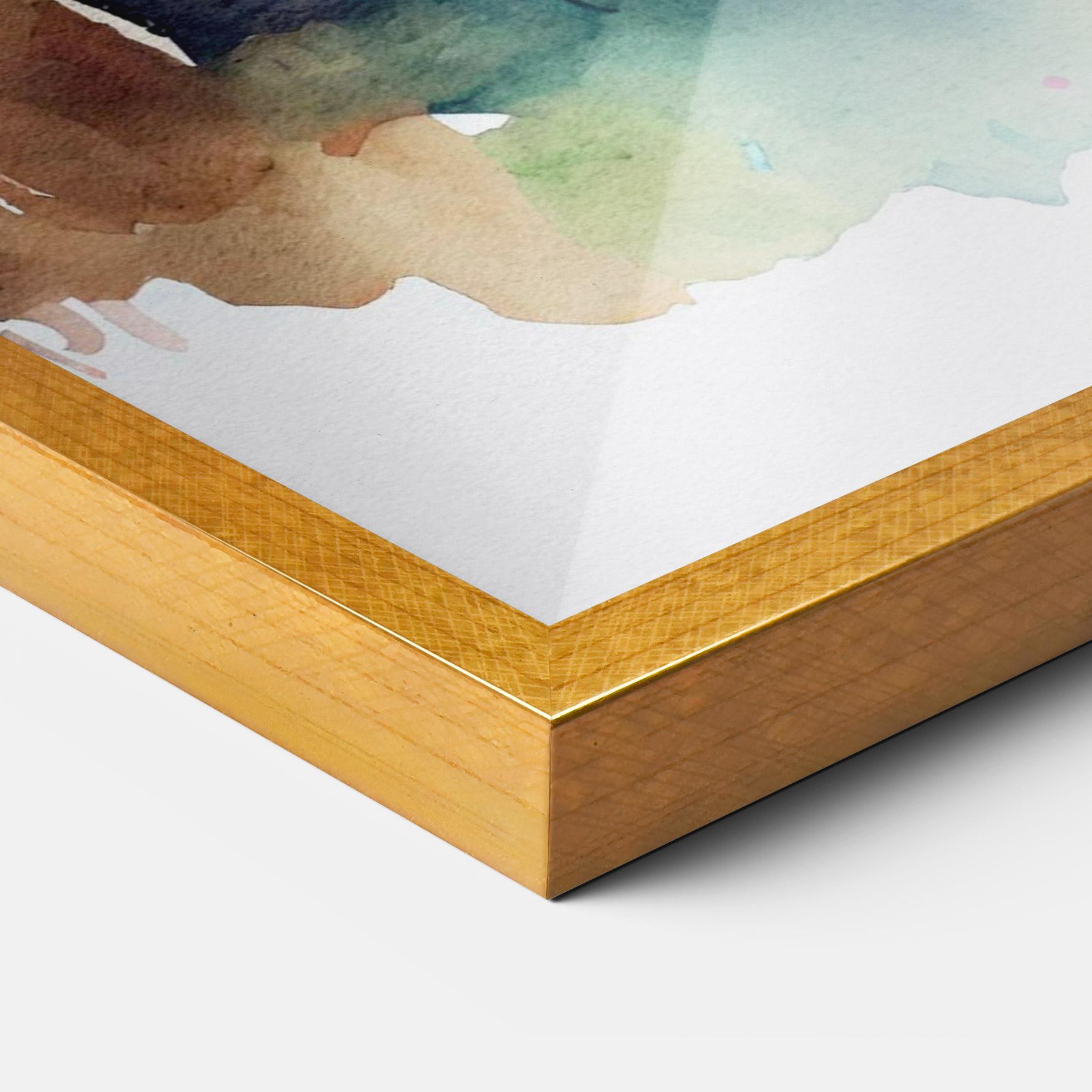 Poster Înrămat Watercolor Love mockup 3