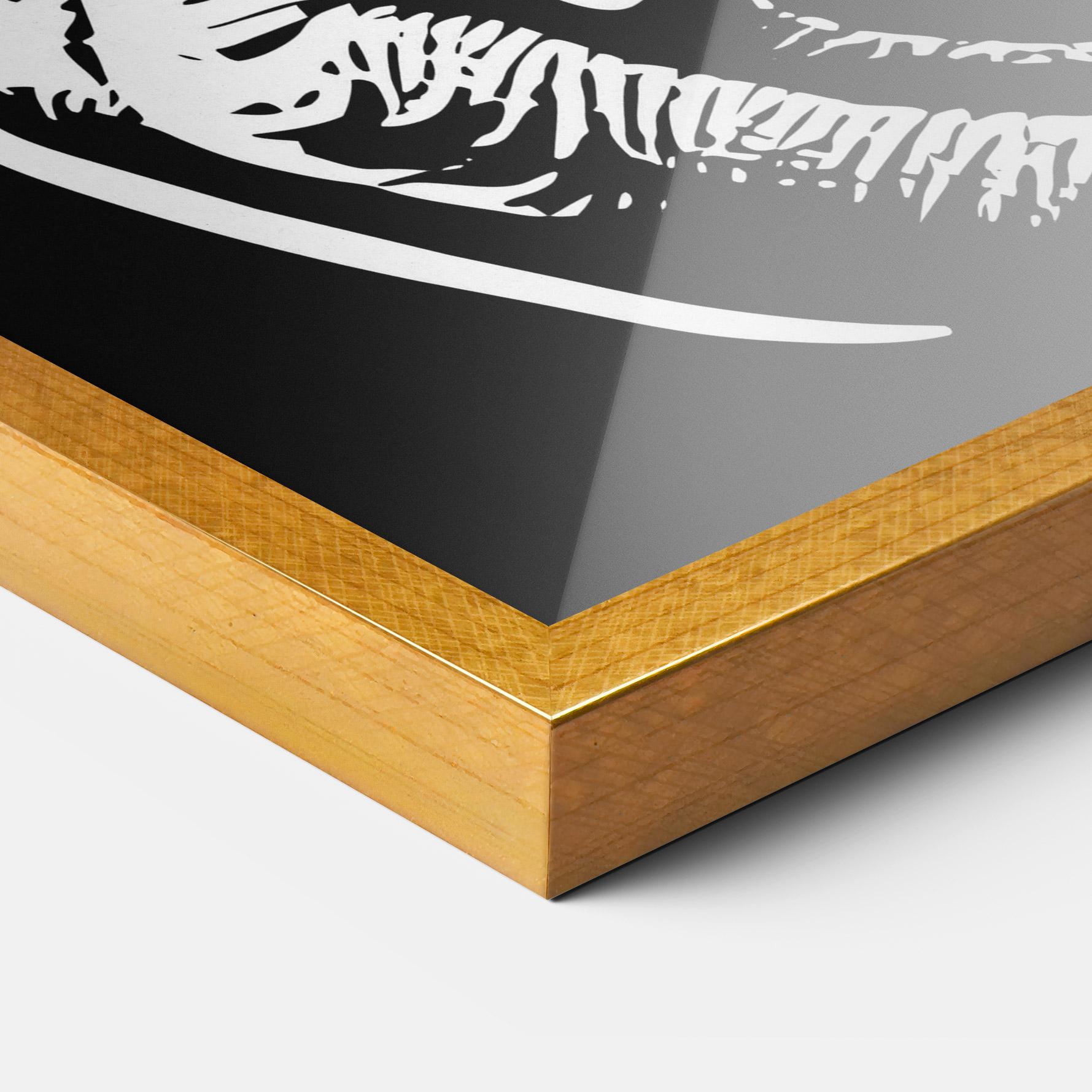 Poster Înrămat White Head Elephant mockup 3