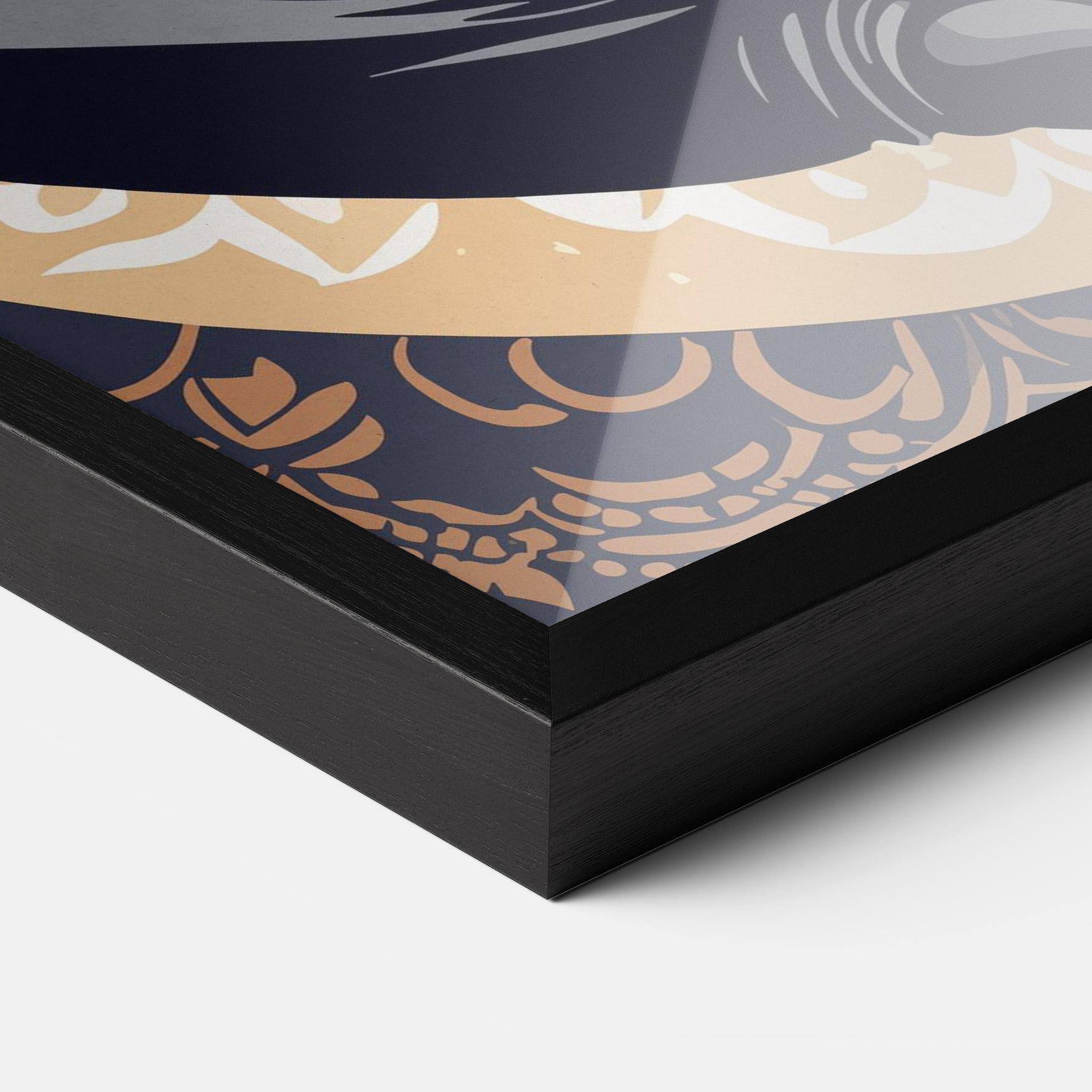 Poster Înrămat Elefant Color Mix mockup 3