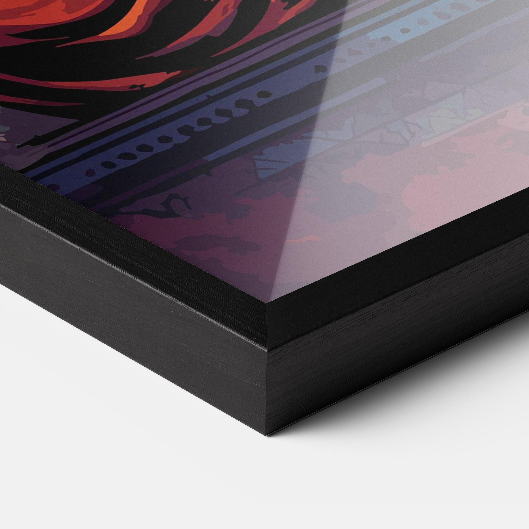 Poster Înrămat Ganesh Colorful mockup 3