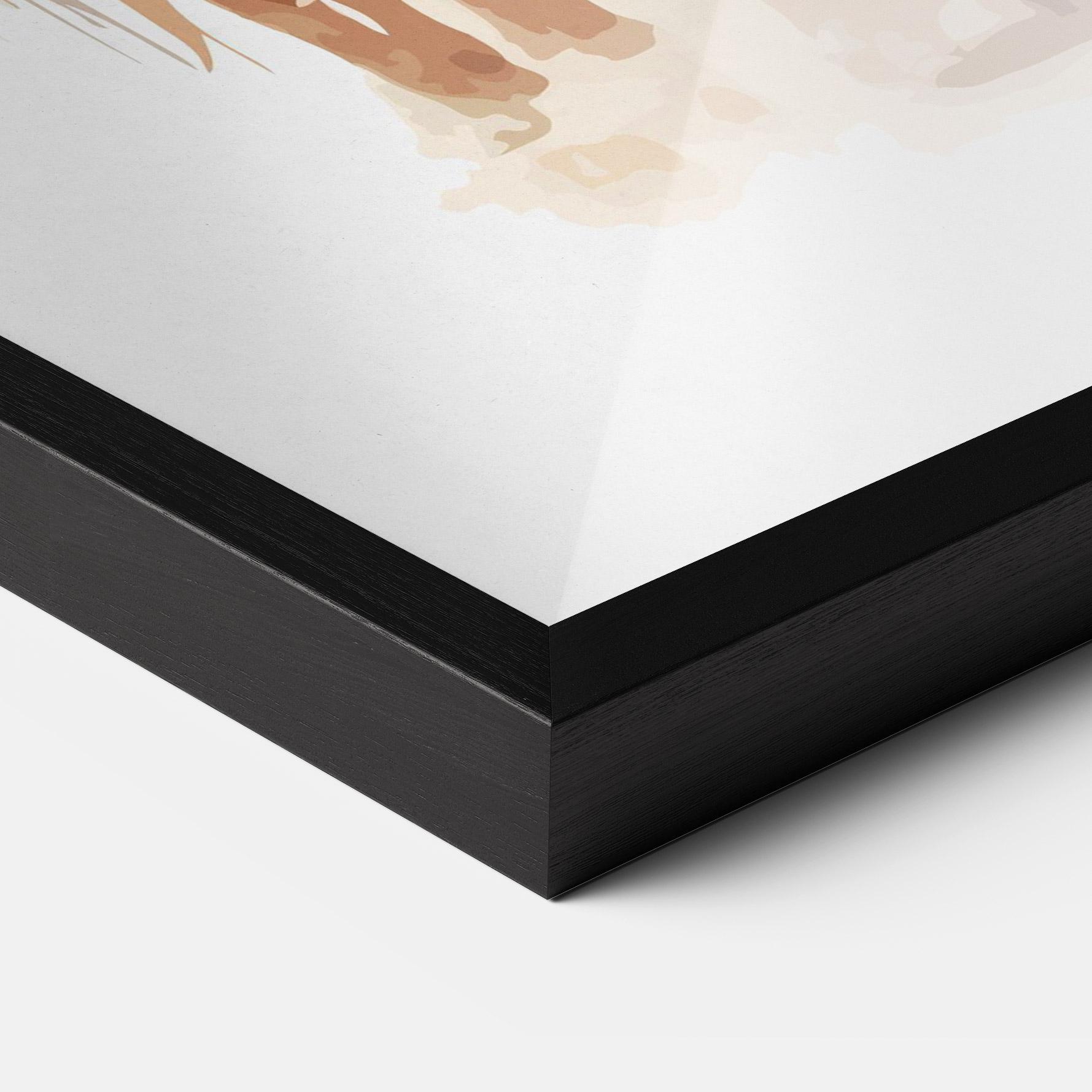 Poster Înrămat Safari Animal mockup 3