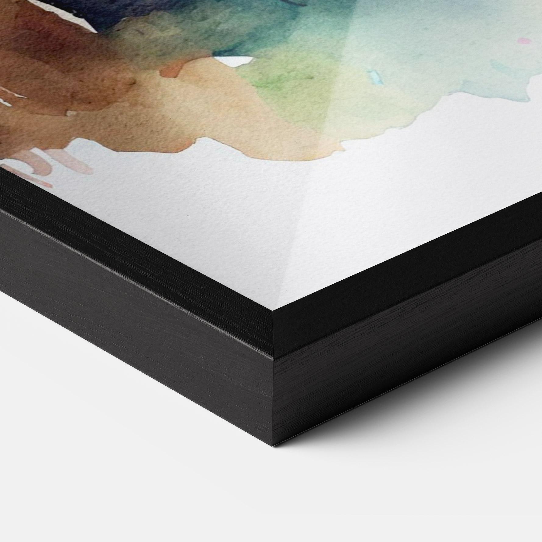 Poster Înrămat Watercolor Love mockup 3