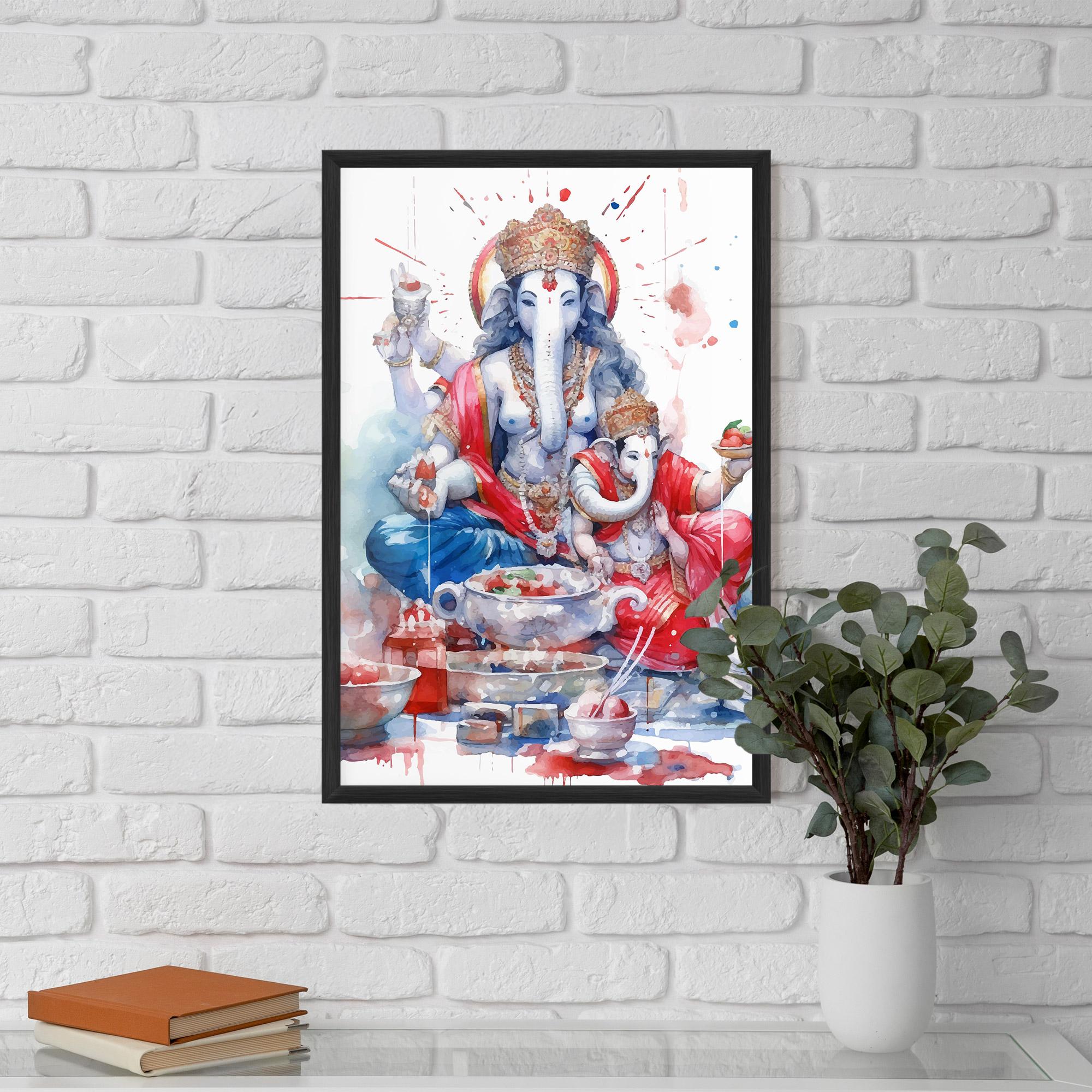 Poster Înrămat Durga Puja Festival mockup 5