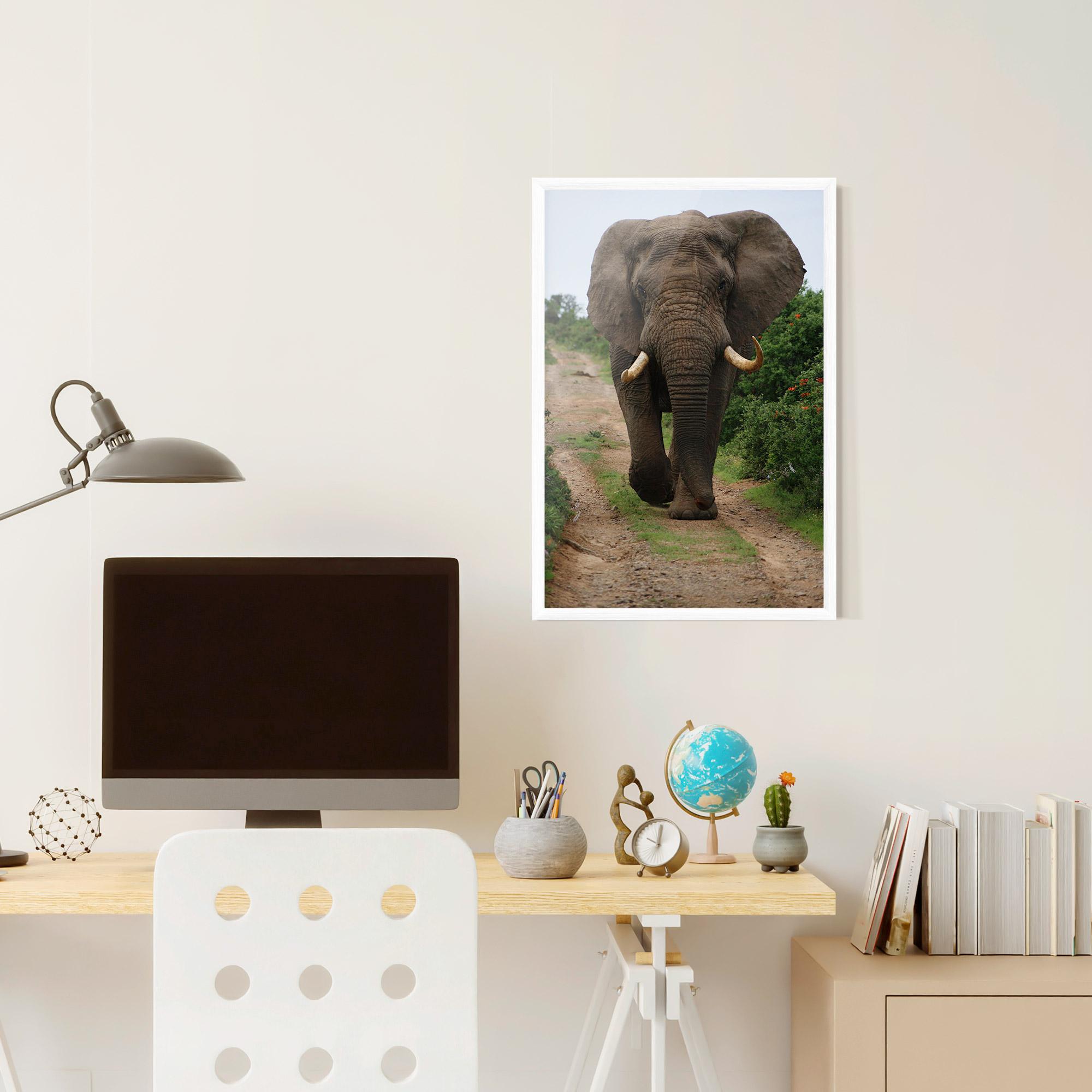 Poster Înrămat Elephant Safari mockup 6