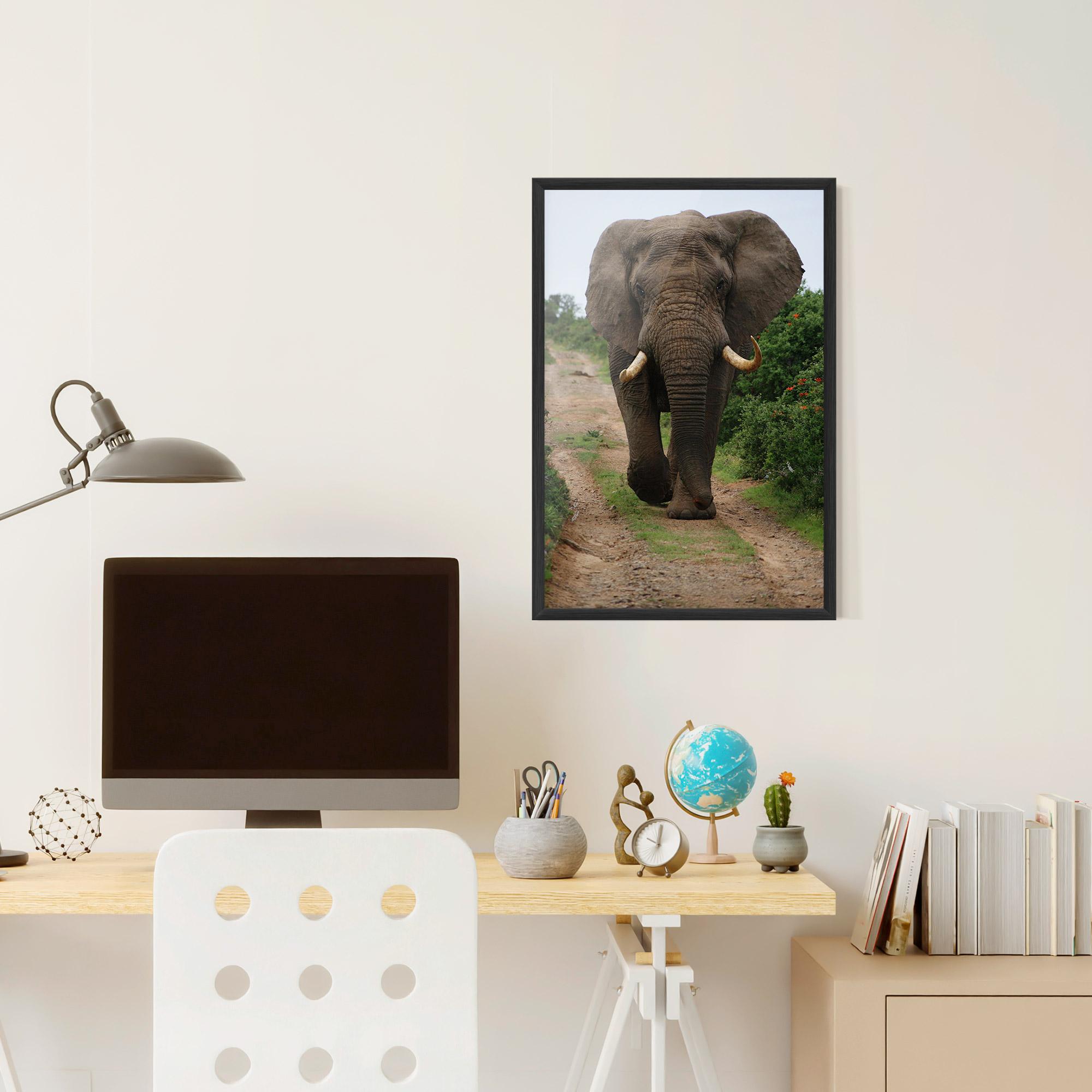 Poster Înrămat Elephant Safari mockup 6